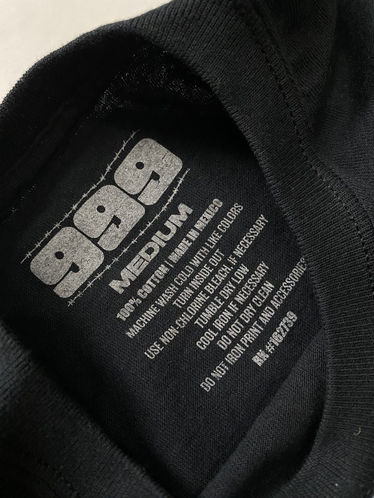 999 Club JUICEWRLD BLACK TEE. Size US M / EU 48-50 / 2 - 7 Thumbnail