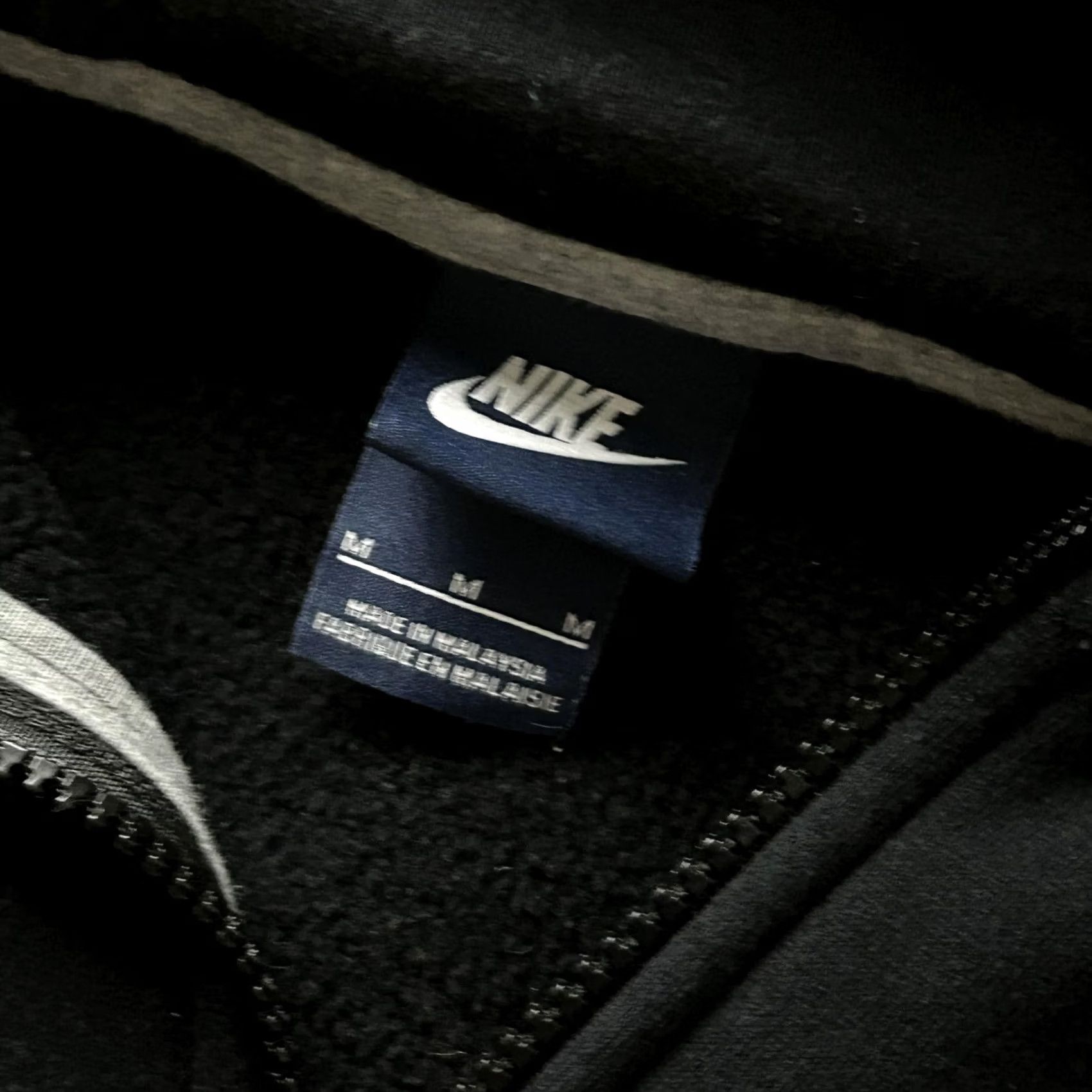 Nike Nike Hoodie Mens Medium Black Fleece Full Zip Distance Camp Racing Sweatshirt Size US M / EU 48-50 / 2 - 3 Thumbnail