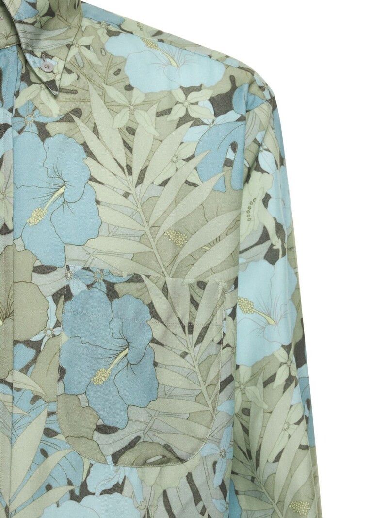 Tom Ford o1y0425 Patterned Shirt in Multicolor Size US L / EU 52-54 / 3 - 3 Thumbnail