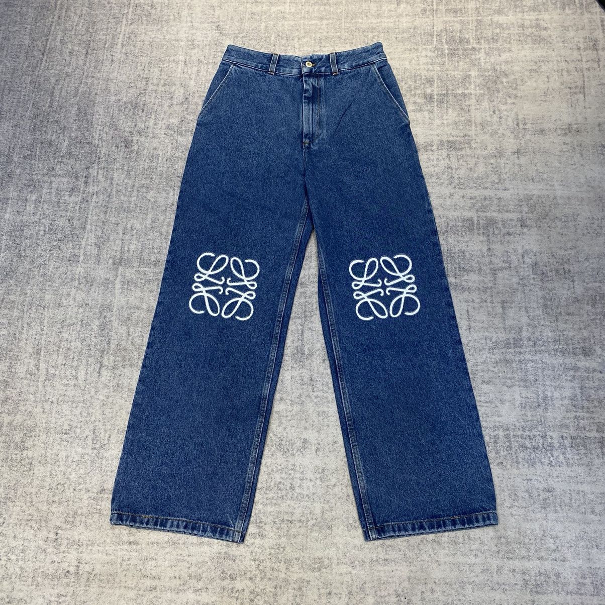 Loewe LOEWE Anagram Baggy Jean Size 25" / US 0 / IT 36 - 1 Thumbnail