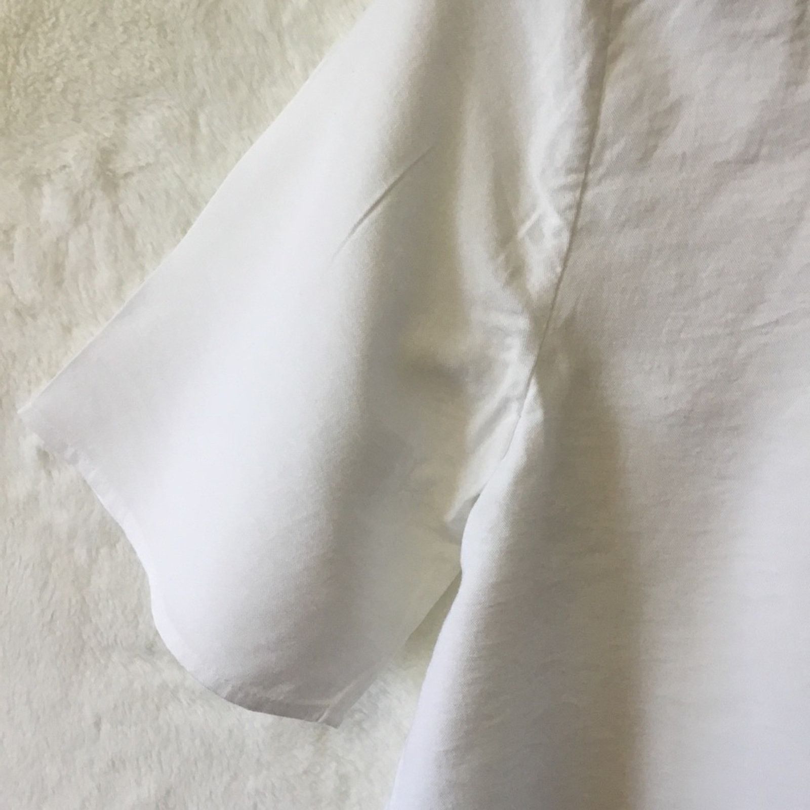 Theory Theory White Style Easy Woven Tee Shirt Size S / US 4 / IT 40 - 10 Thumbnail