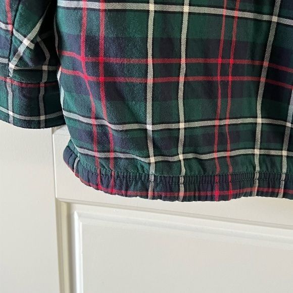 L.L. Bean Womens Plaid Flannel Hooded Button-Up Shirt Jacket W/ Pocket Size M / US 6-8 / IT 42-44 - 7 Thumbnail