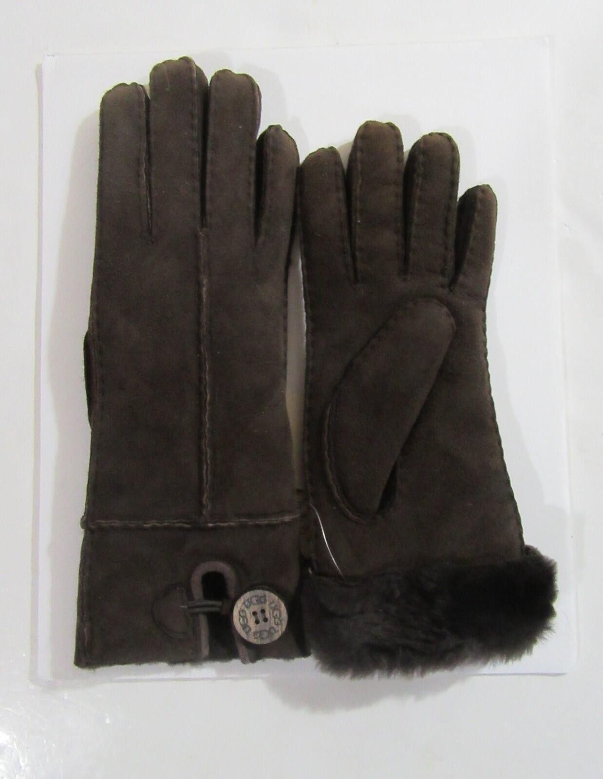 Other UGG Womens Leather and Shearling Sheepskin Cuff Gloves M Size ONE SIZE - 3 Thumbnail