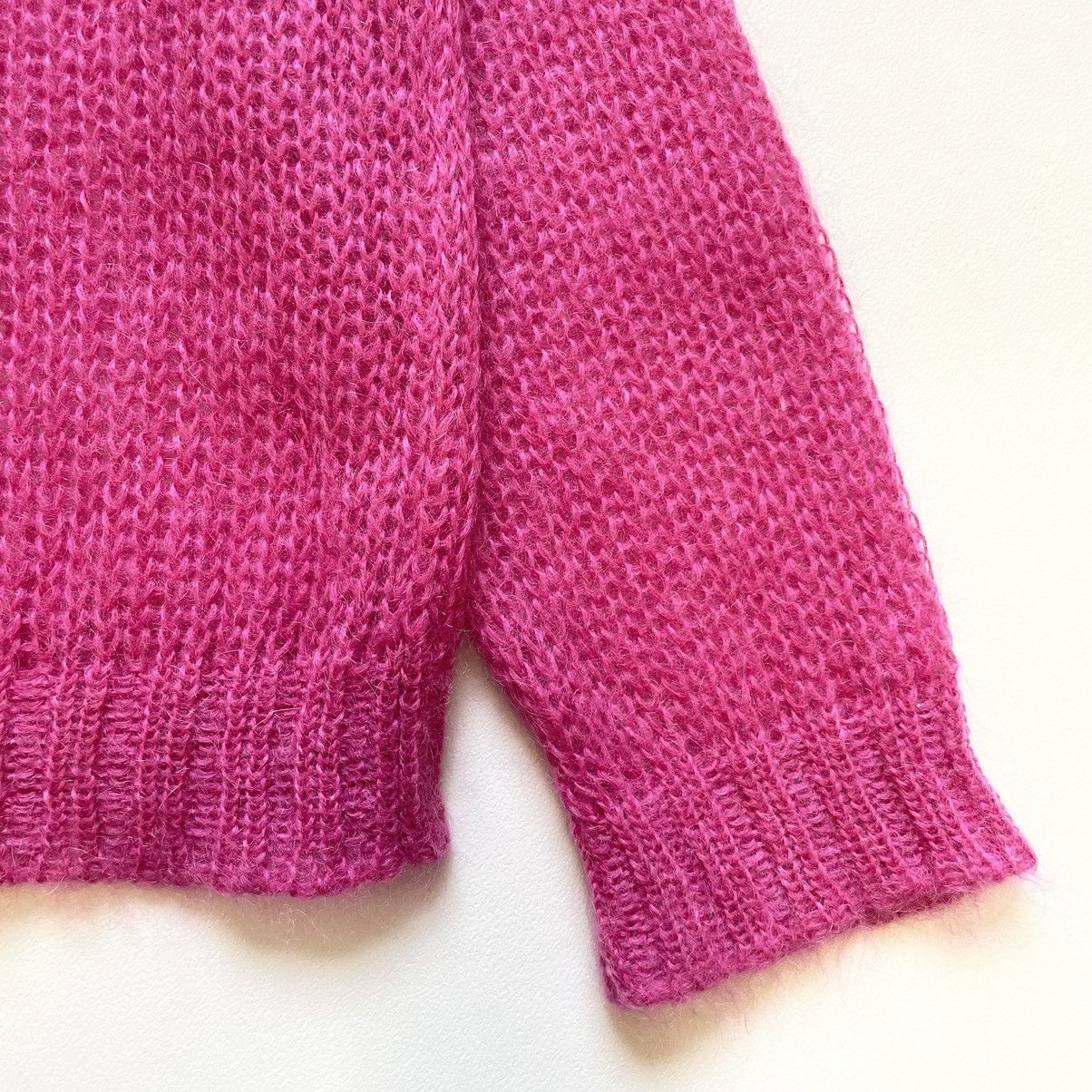 Prada A/W 19 Pink Cobweb Mohair Sweater Size US M / EU 48-50 / 2 - 7 Thumbnail
