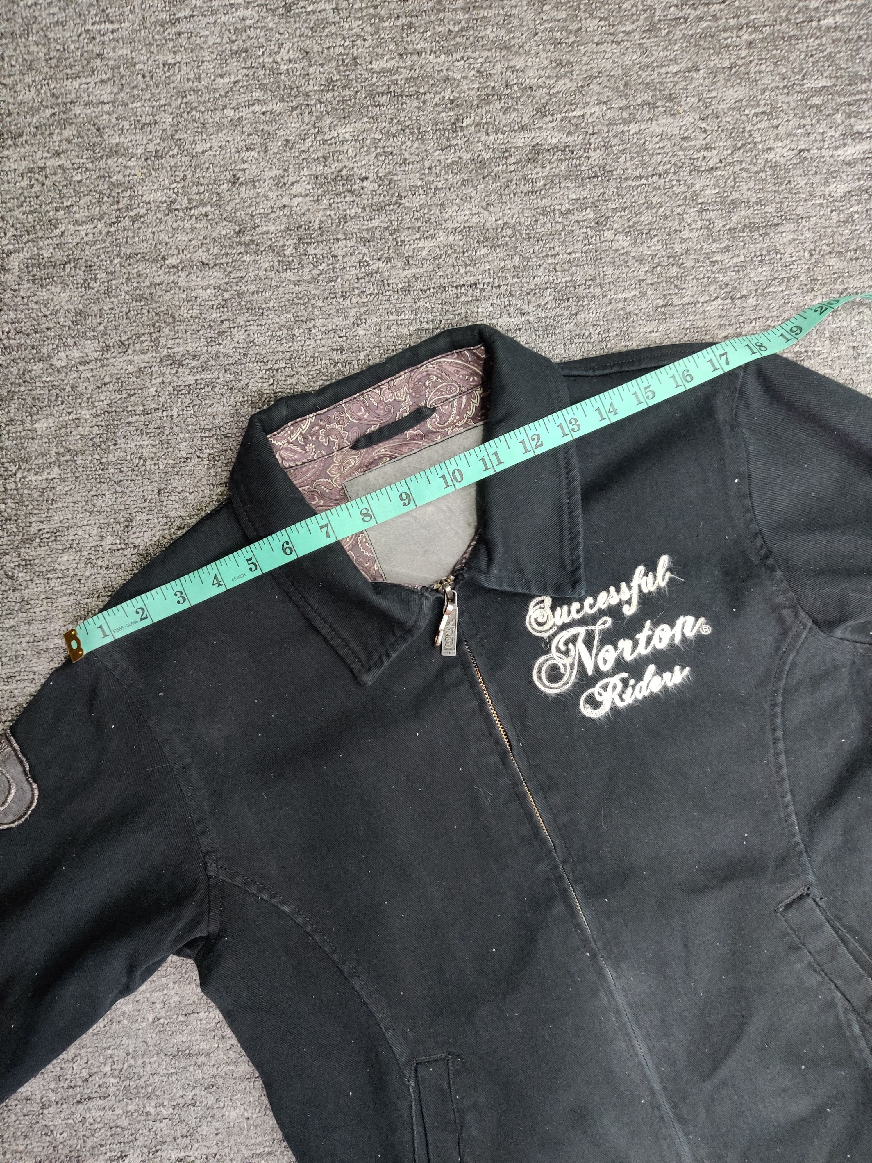 Norton Vintage Norton Embroidery Motorcycle Jacket Size US M / EU 48-50 / 2 - 17 Thumbnail