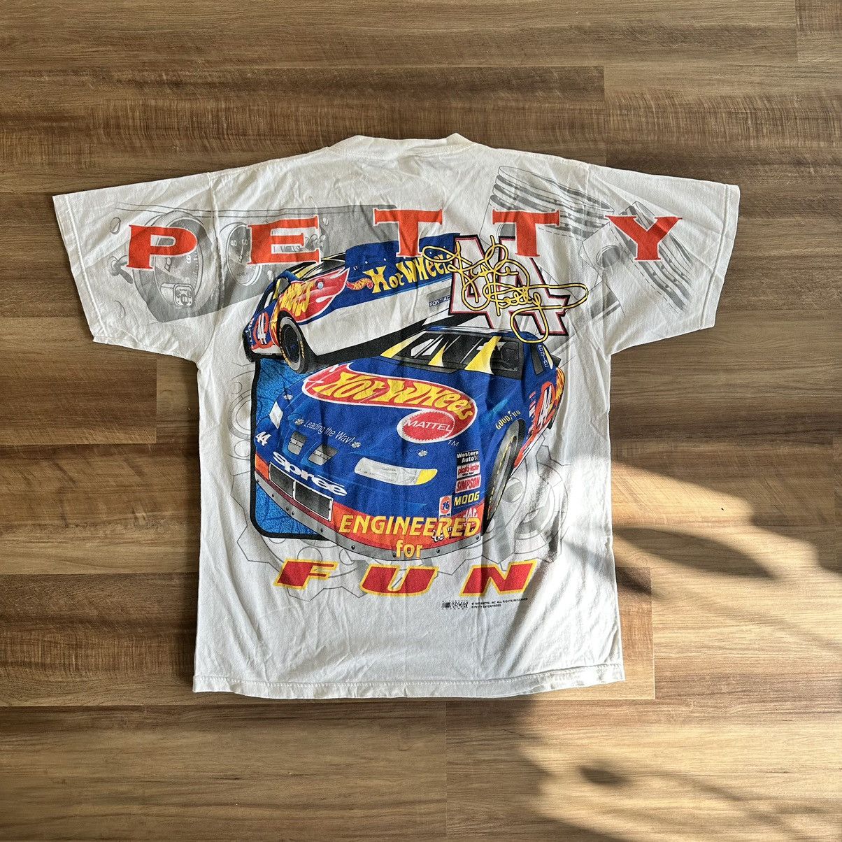 NASCAR × Vintage NASCAR Kyle Petty Hot Wheels All Over Print 1997 Graphic XL Size US XL / EU 56 / 4 - 4 Thumbnail
