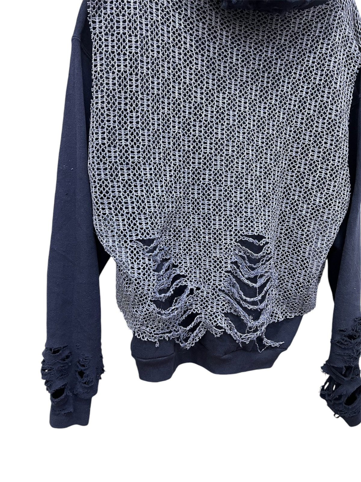 Japanese Brand CUSTOM ARCHIVE HOODIE L.G.B. Style SWEATER RIPPED Size US M / EU 48-50 / 2 - 7 Thumbnail