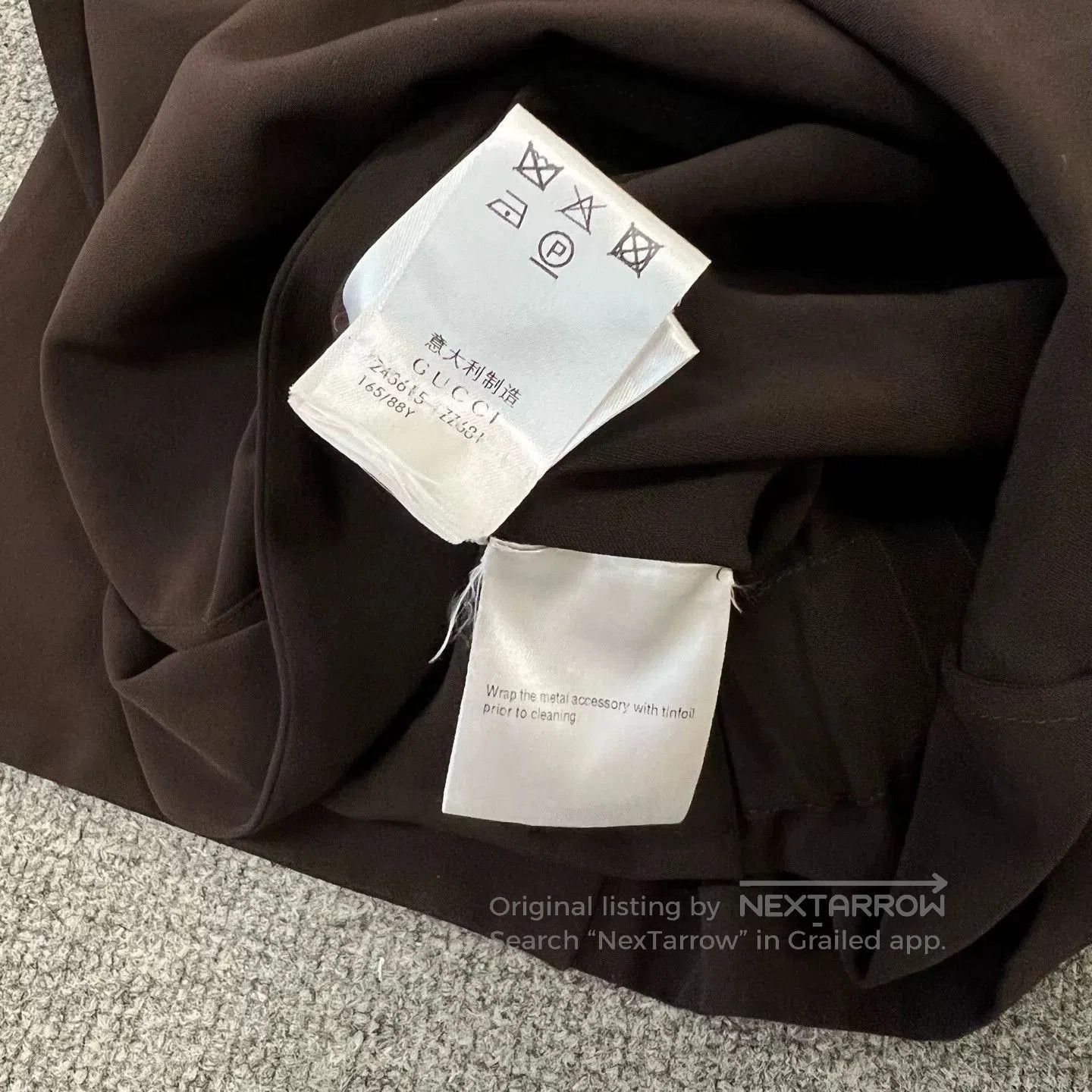 Gucci Gucci Brown Dress Size 40. Size S / US 4 / IT 40 - 3 Thumbnail