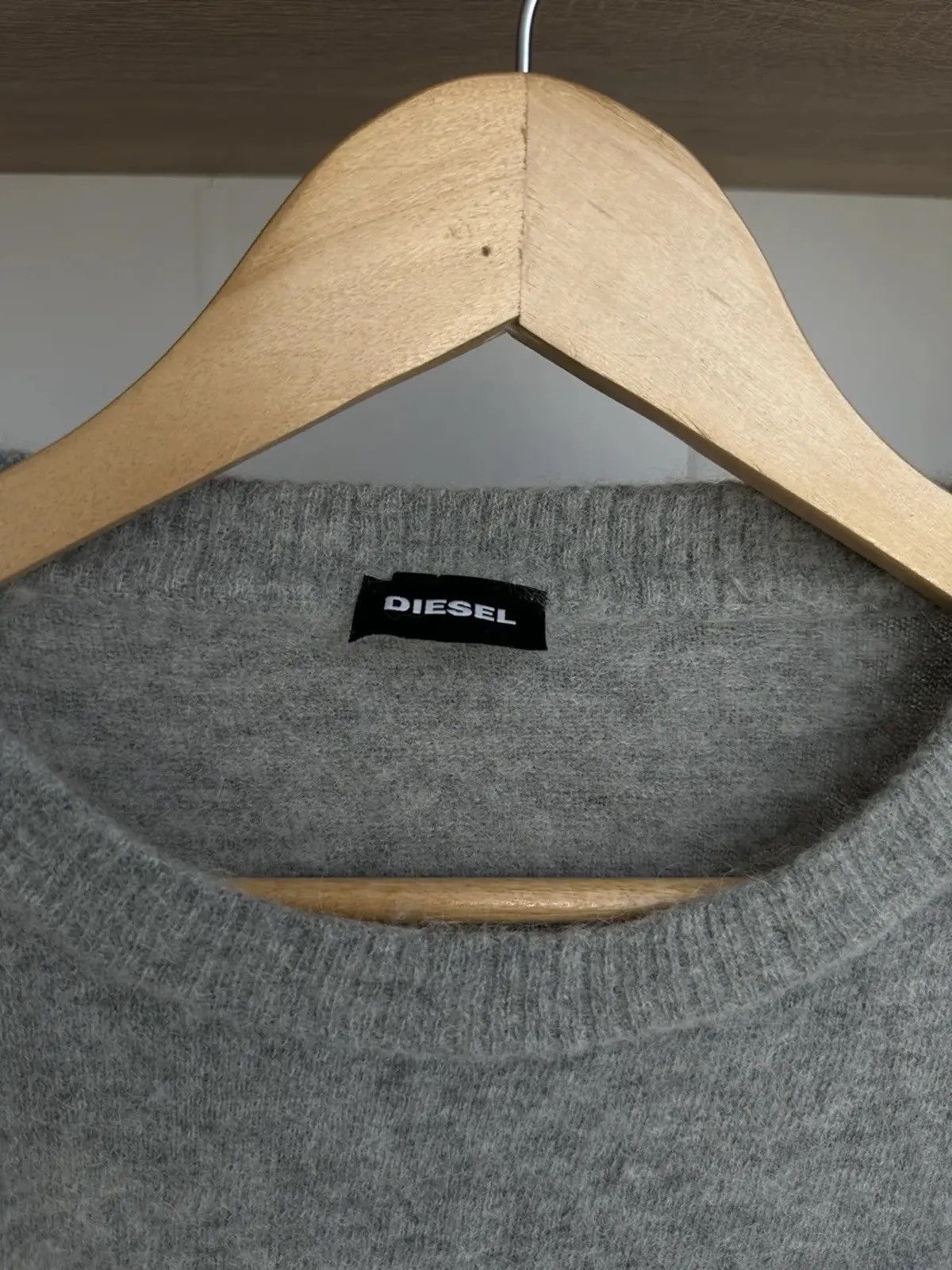 Diesel Vintage Diesel T-Rex Grey Wool Sweater Size US M / EU 48-50 / 2 - 5 Thumbnail