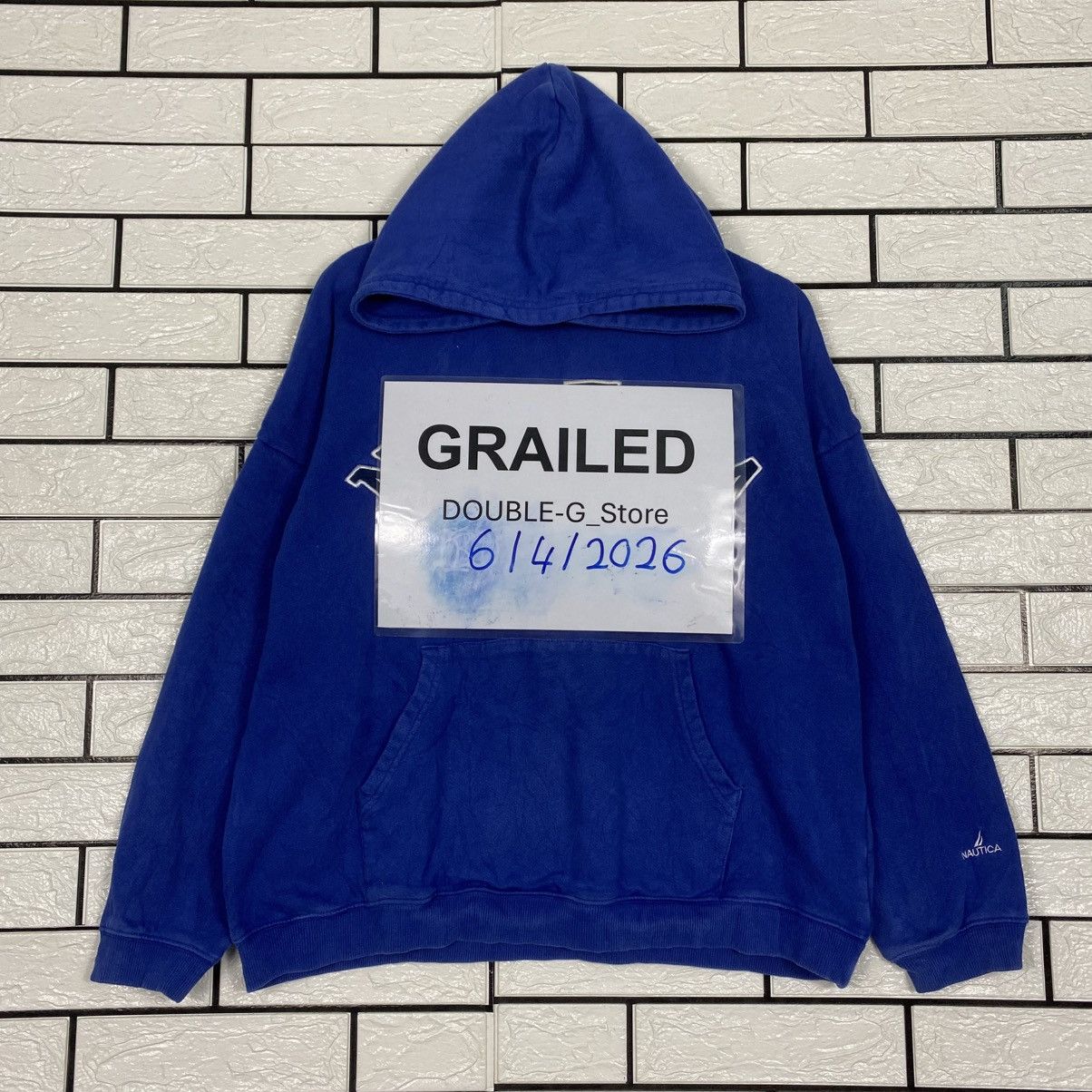 Japanese Brand 📌Vintage Hoodie Nautica Pull Over Embroidery Big Logo Size US XL / EU 56 / 4 - 1 Thumbnail
