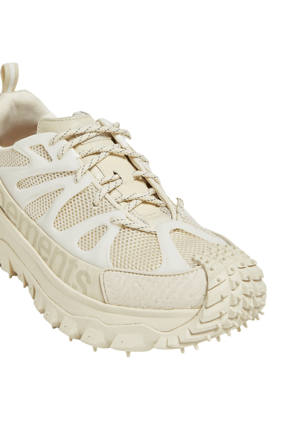 MONCLER Trailgrip Amoeba $820 Men's White Sneakers New