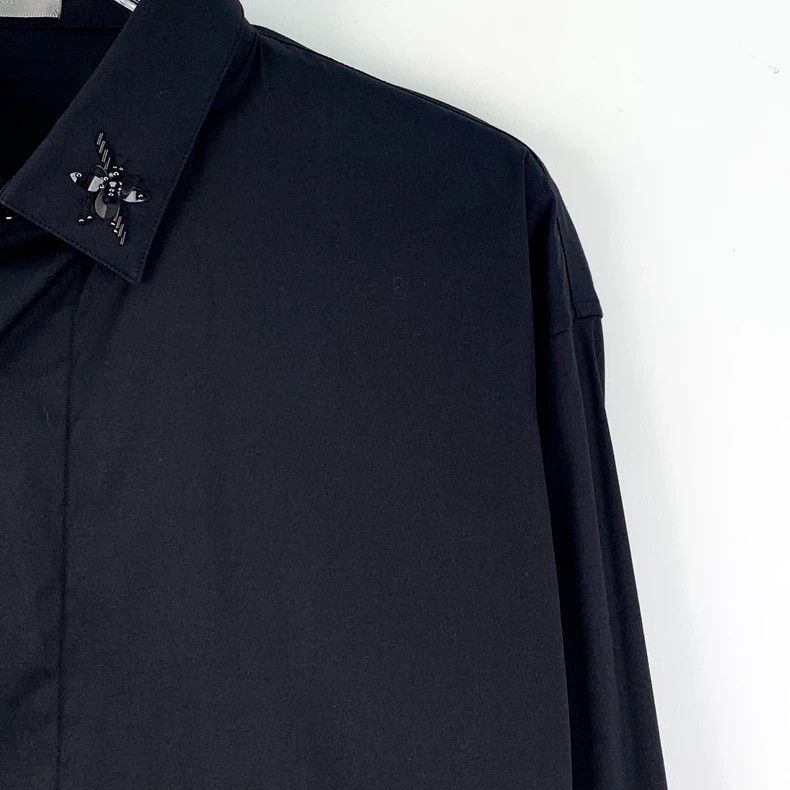 Dior Dior Black heavy industry bee sequin embroidered cotton la Size US XXS / EU 40 - 3 Thumbnail