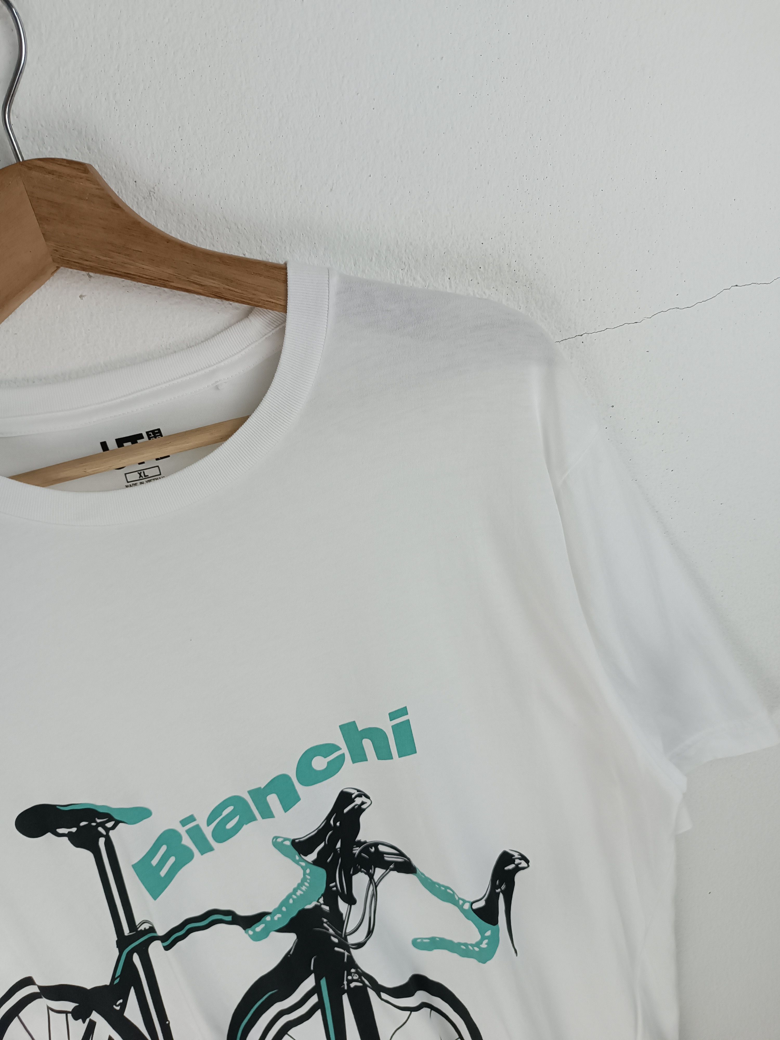 Bicycle VINTAGE BIANCHI BICYCLE RACING FIXIE TOUR DE FRANCE TEE Size US L / EU 52-54 / 3 - 8 Thumbnail