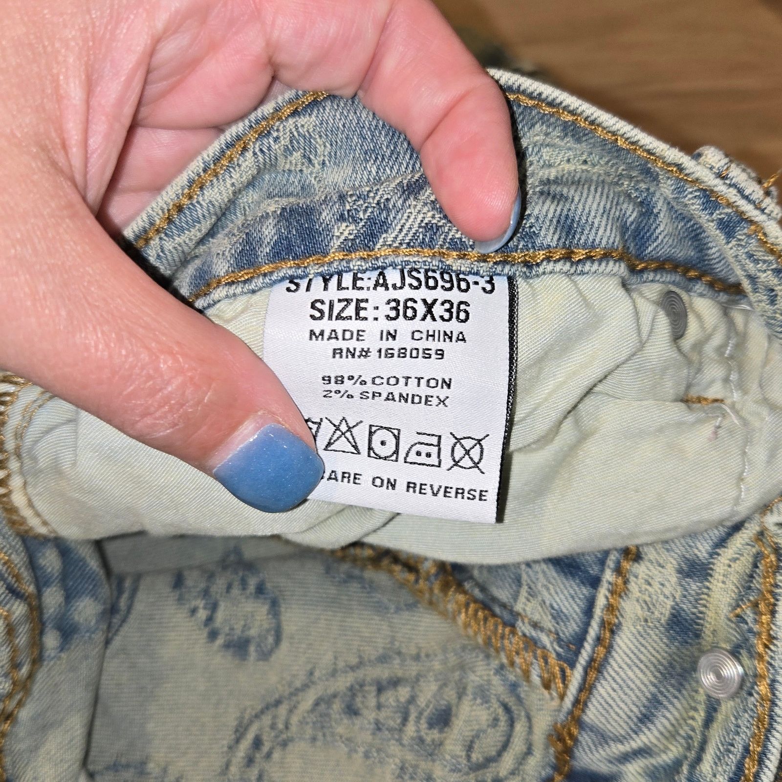 Other Armor Jeans Baisley Stacked denim 36x36 cargo Size US 36 / EU 52 - 8 Thumbnail