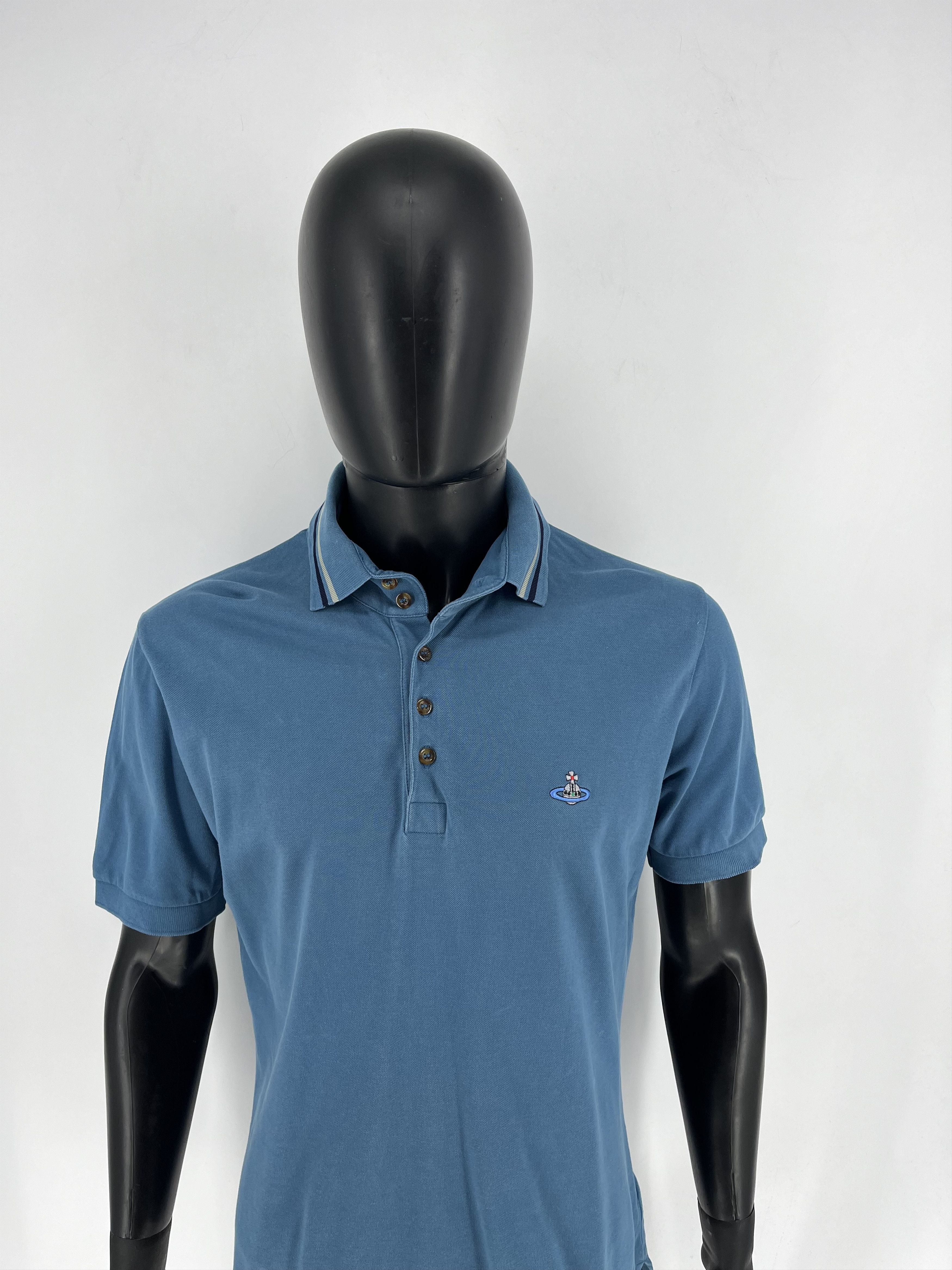 Vintage × Vivienne Westwood Vintage Vivienne Westwood Luxury Polo T-Shirt Size US L / EU 52-54 / 3 - 6 Thumbnail