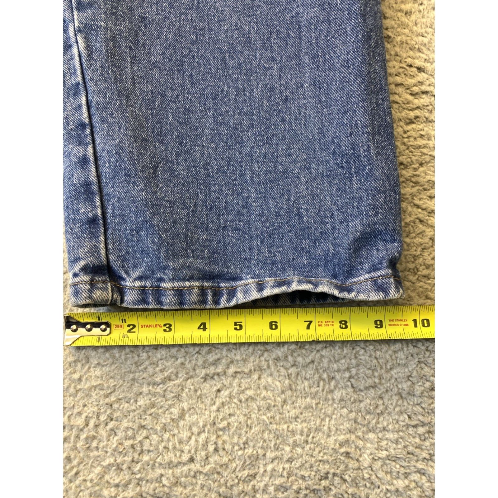 Wrangler VINTAGE Wrangler Jeans Men 47x30 Blue Denim Straight Mid-Rise 5-Pocket US Theme Size US 30 / EU 46 - 7 Thumbnail