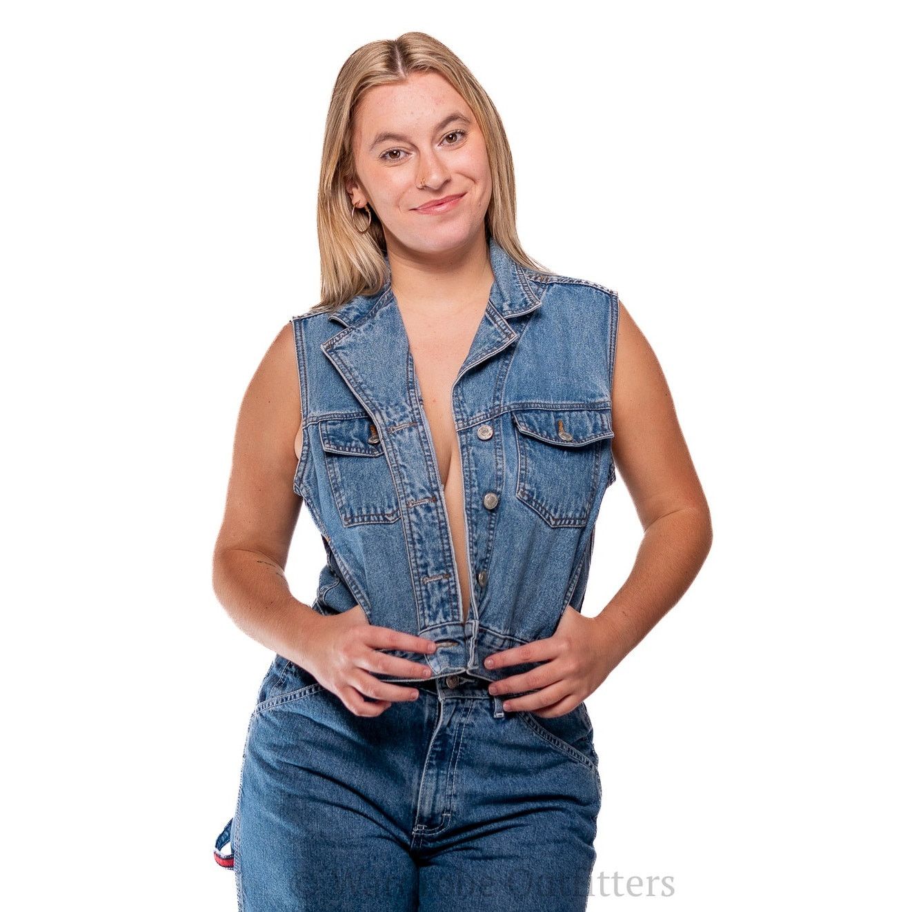 Levi's Levi Denim Jean Vest Size M / US 6-8 / IT 42-44 - 1 Thumbnail