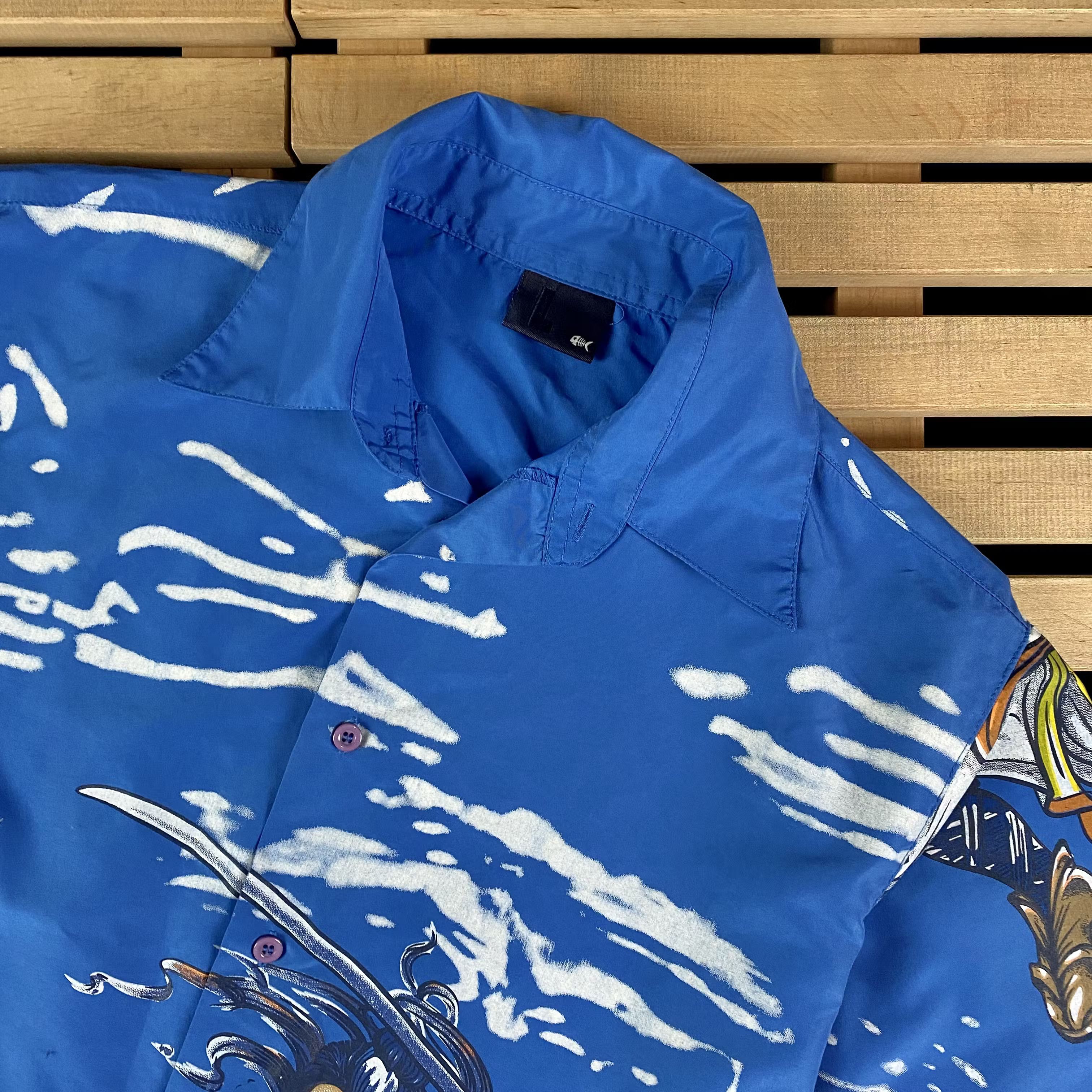 Vintage Mens Crazy Shirt Samurai Size L Size US L / EU 52-54 / 3 - 2 Thumbnail