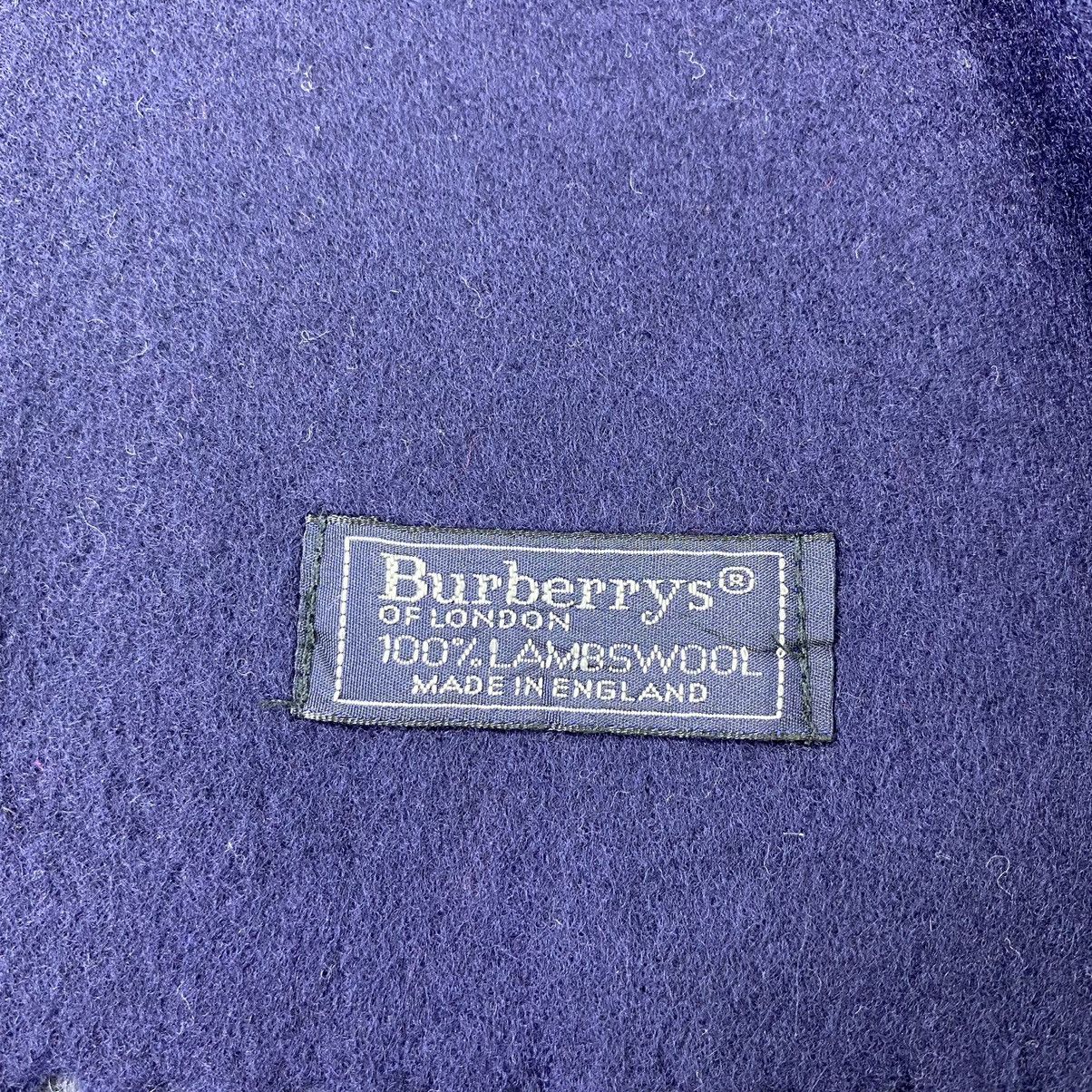 Burberry × Vintage Burberry Wool Scarf / Muffler / Neckwear - T1323 Size ONE SIZE - 6 Thumbnail