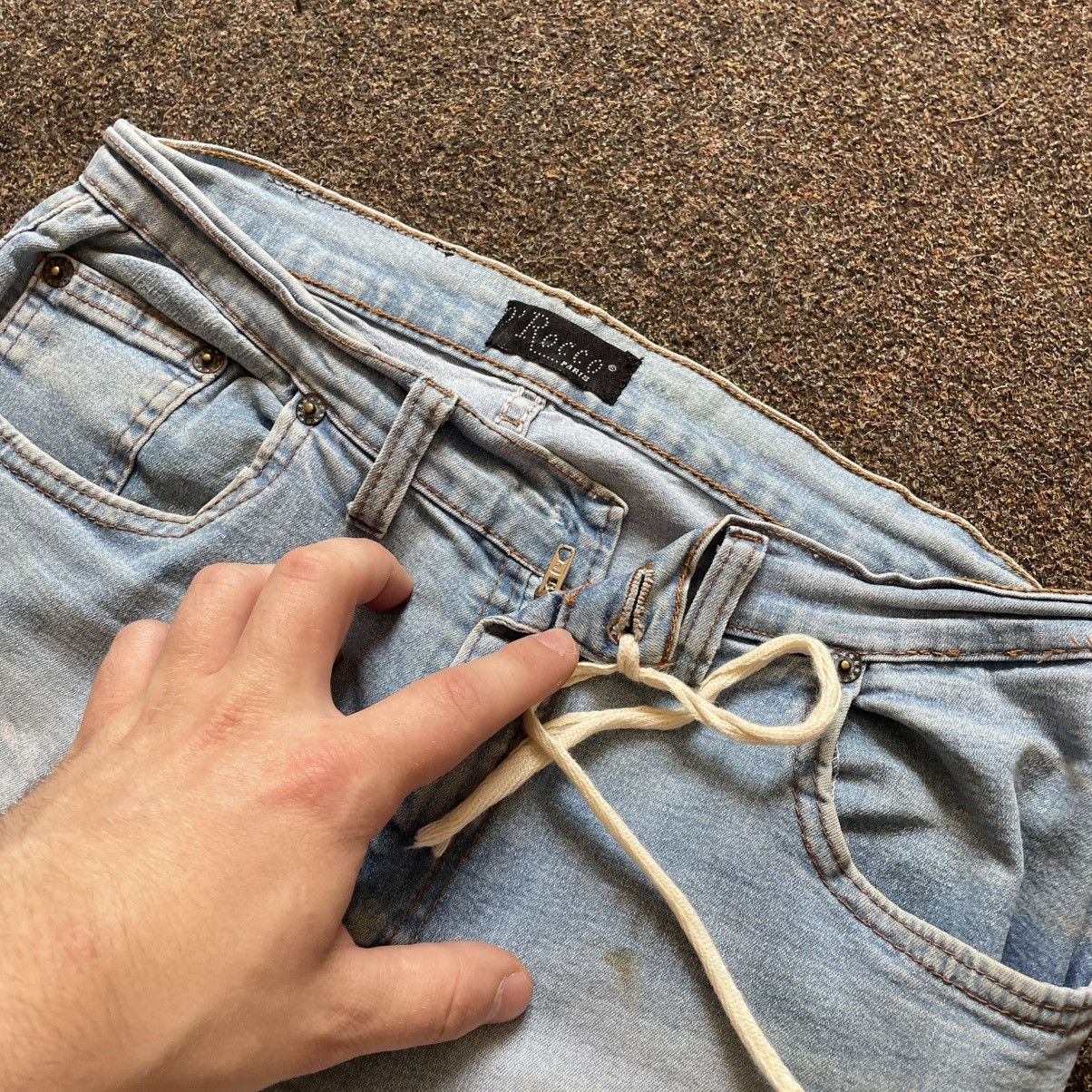Vintage Vintage Y2K Jeans Bootcut pants Cargo 90s 31 31 31 Size 31" - 4 Thumbnail