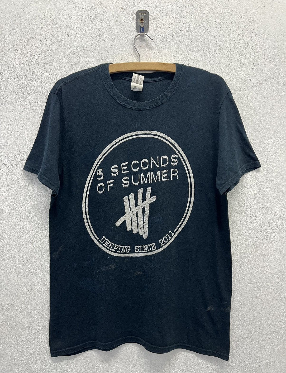 Band Tees × Vintage VINTAGE 5 SECONDS OF SUMMER DERPING SINCE 2011 SHIRT Size US M / EU 48-50 / 2 - 1 Thumbnail