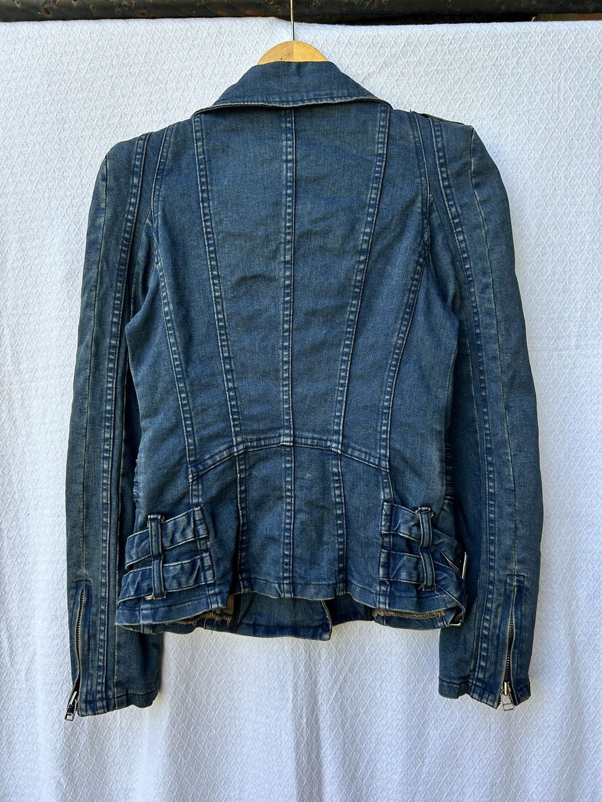 Japanese Brand Japanese zen denim jacket archives multizip Ifsix lgb styled Size US M / EU 48-50 / 2 - 8 Thumbnail