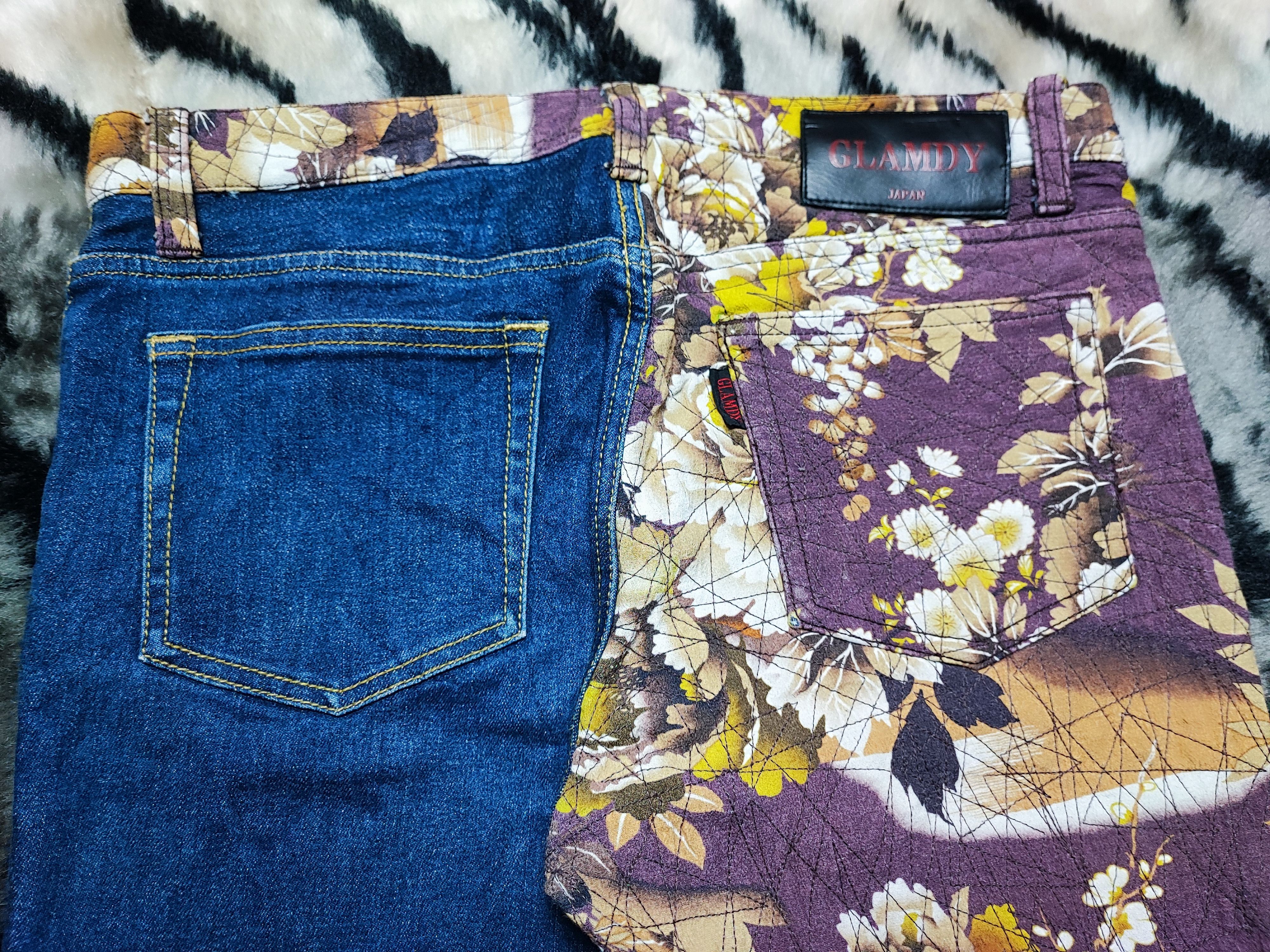 Japanese Brand Glamdy Full Print Flower Motive Hybrid Restructure Size US 30 / EU 46 - 9 Thumbnail