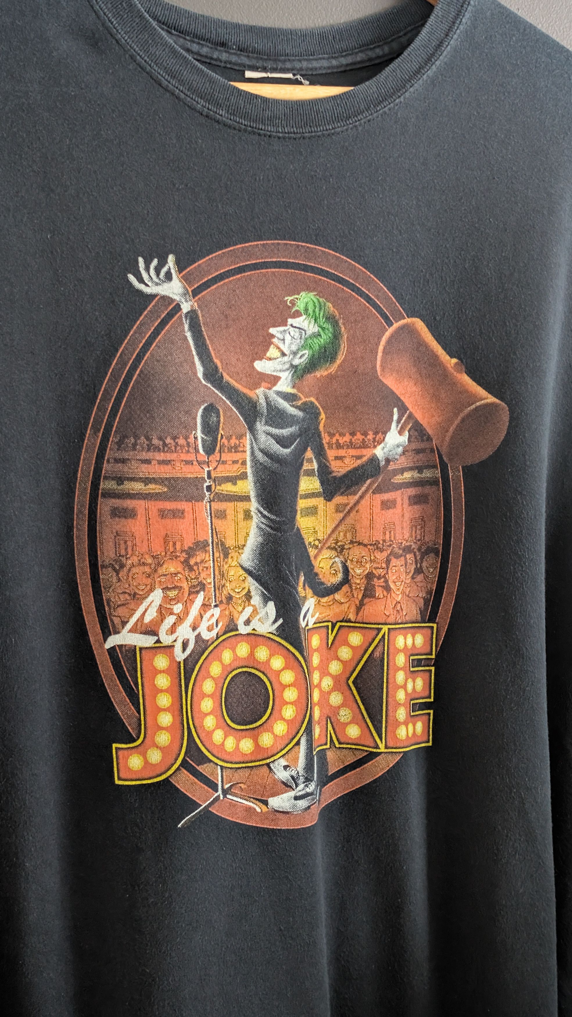 DC Comics × Vintage Vintage Joker "Life is a joke" T-shirt Size US XL / EU 56 / 4 - 3 Thumbnail