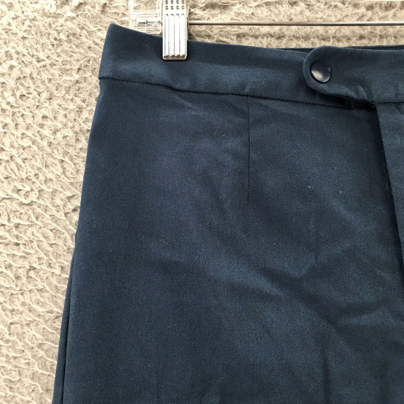 Worthington Worthington Slim Leg Dress Pants Womens 6P Blue Cotton Blend NEW Pants Women 6P Blue Cotton Blend Straight Front Pockets Petite Slim Leg Mens Womens Size 28" / US 6 / IT 42 - 4 Thumbnail