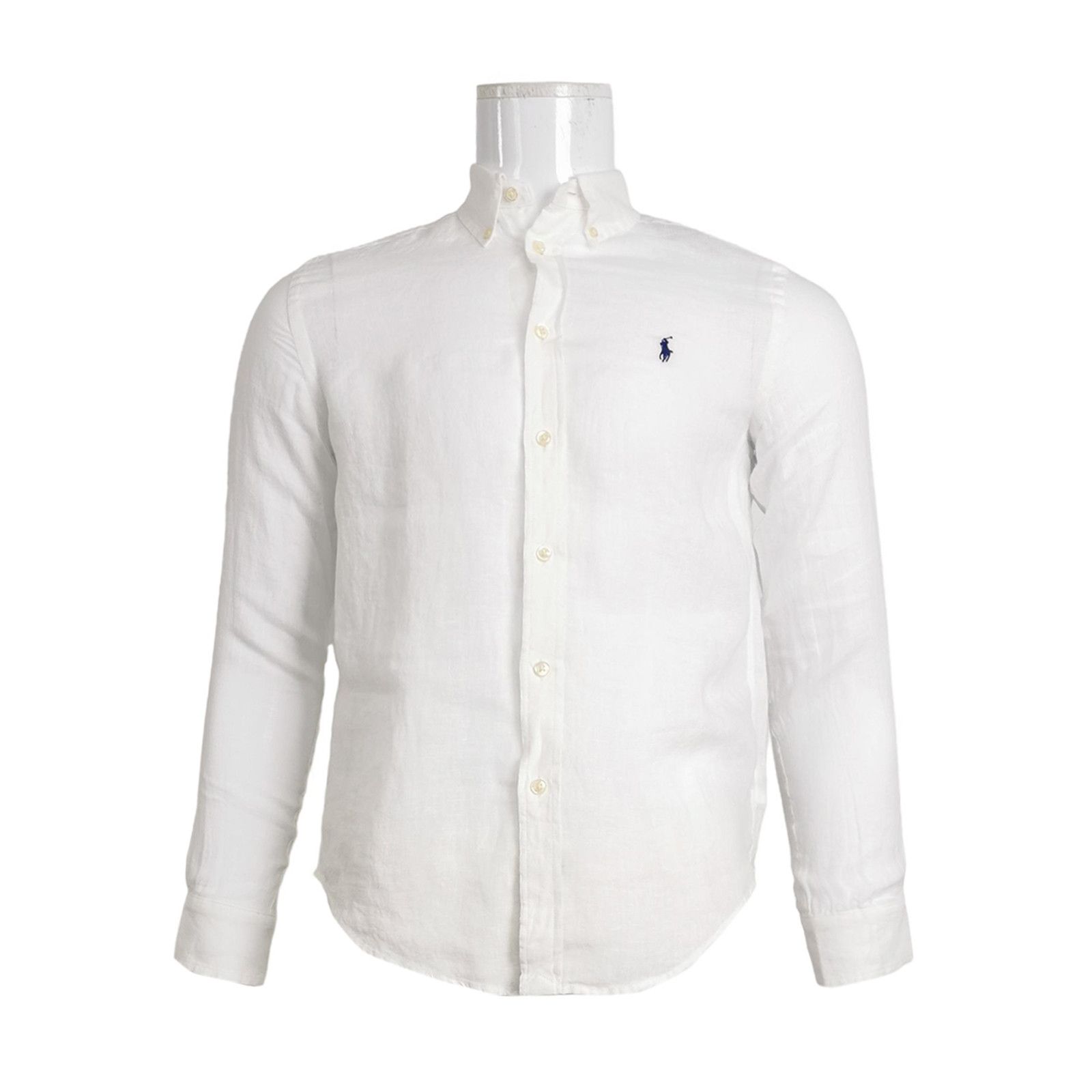 Polo Ralph Lauren Polo Ralph Lauren White Linen Shirt XS Size US XS / EU 42 / 0 - 1 Thumbnail