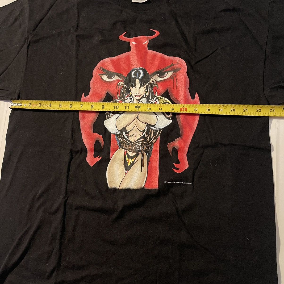 Hanes Vintage 1995 Vampirella Hanes XL Comic Tee Black Size US XL / EU 56 / 4 - 6 Thumbnail