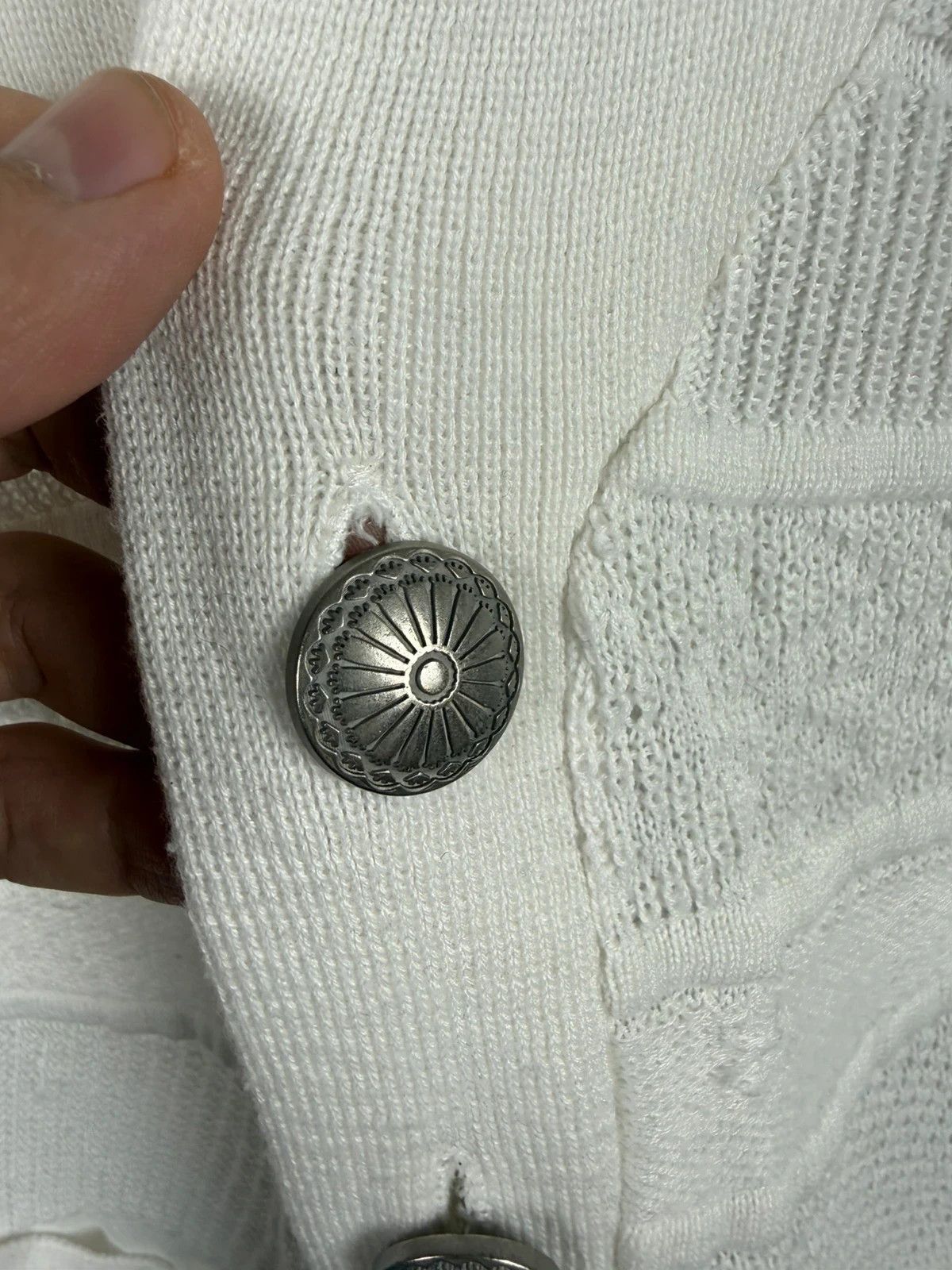 BERNINGS SHO Sho Bernings White Cardigan Made In Japan size M Size US M / EU 48-50 / 2 - 4 Thumbnail