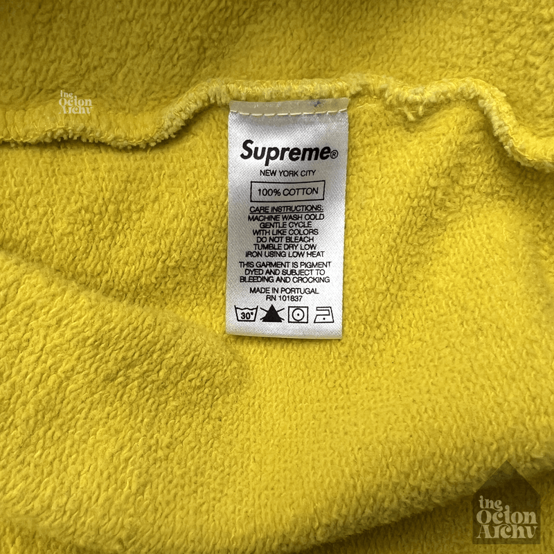Supreme Supreme Dipped Crewneck 'Yellow' SS19 Pre-Owned Size US L / EU 52-54 / 3 - 7 Thumbnail