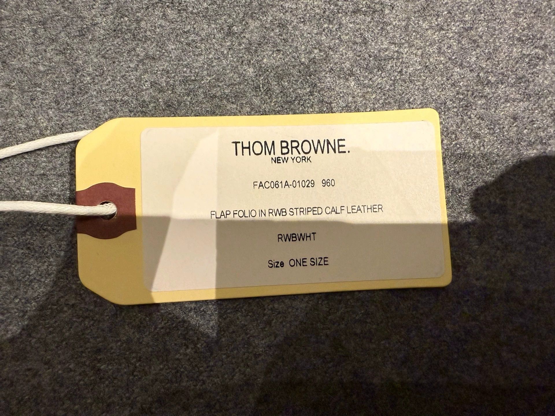 Thom Browne Thom Browne Rare Sheepskin Envelope Clutch Size ONE SIZE - 4 Thumbnail