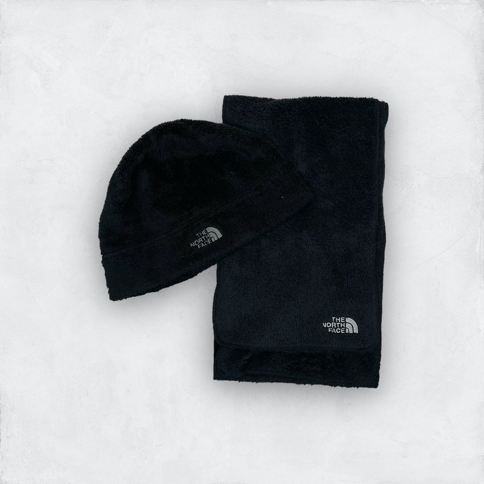 The North Face The North Face Unisex Black Polyester Beanie Hat and Scarf Size ONE SIZE - 1 Thumbnail