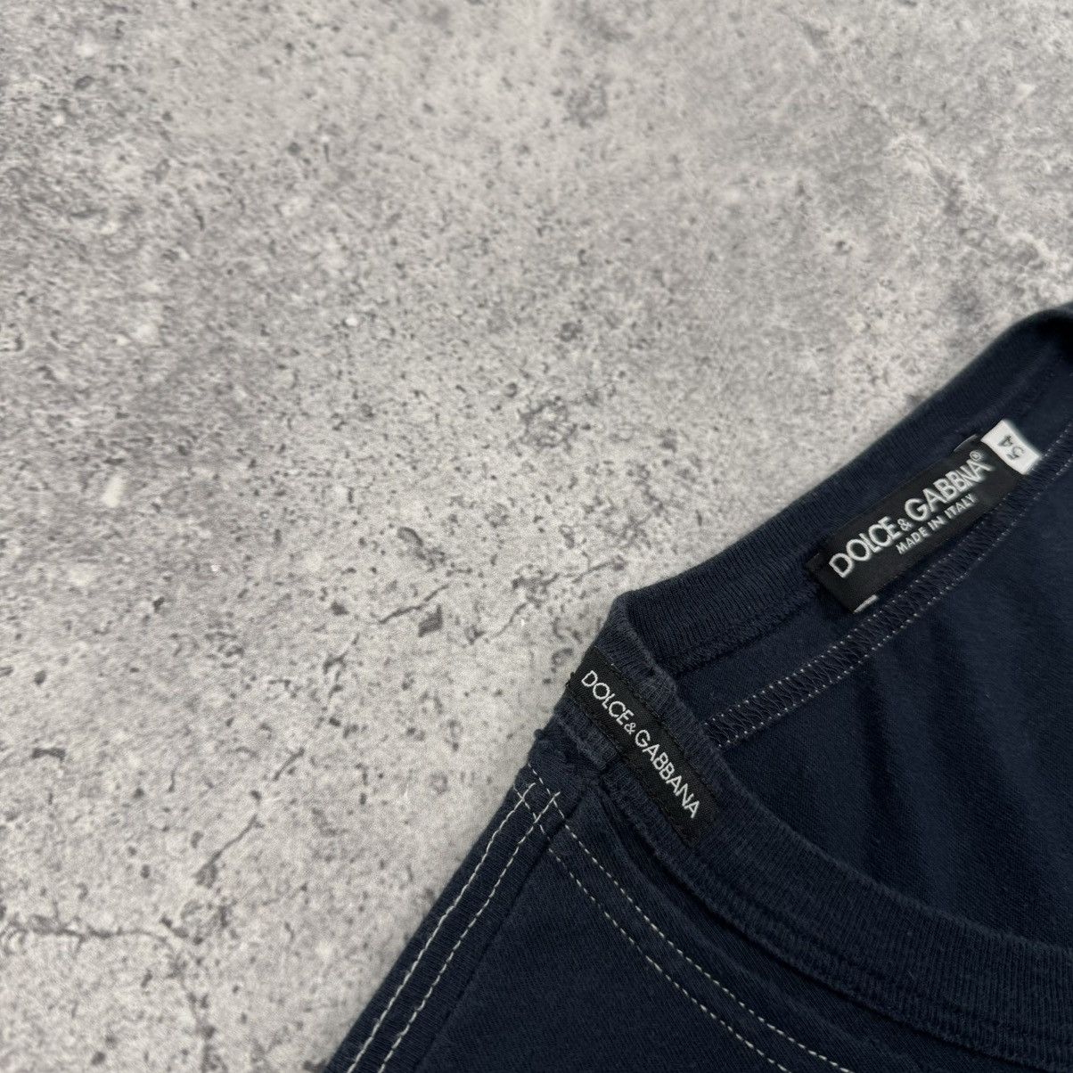 Dolce & Gabbana × Vintage Dolce & Gabbana D&G Blue Luxury T Shirt Size US L / EU 52-54 / 3 - 7 Thumbnail