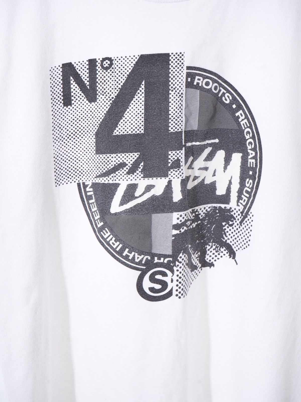 Stussy STUSSY NUMBER 4 VINTAGE BIG LOGO STREETWEAR TEE Size US M / EU 48-50 / 2 - 4 Thumbnail