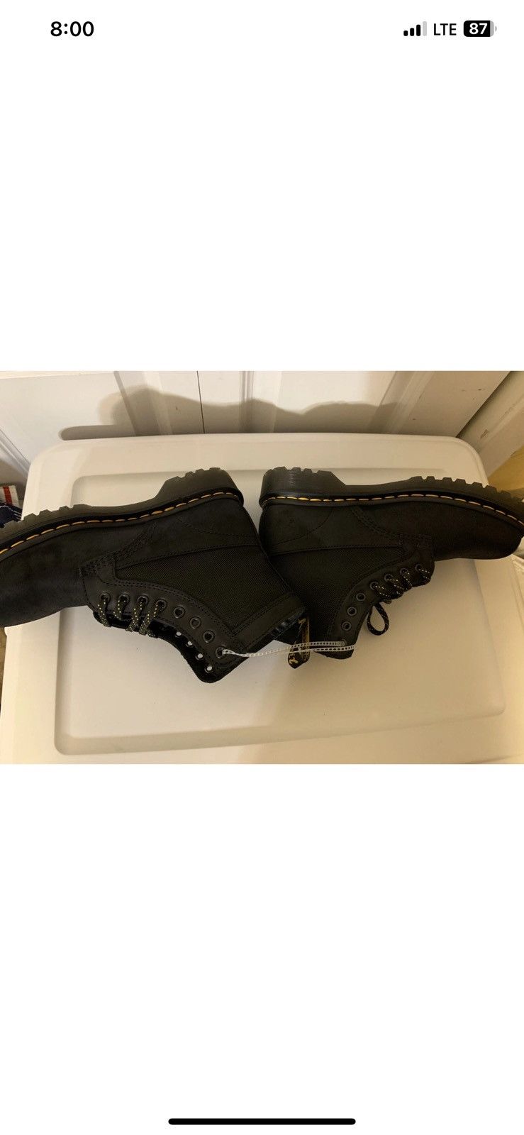 Dr. Martens Dr Martens mens sz 7 boots black docs 1460 panel Size US 7 / EU 40 - 7 Thumbnail