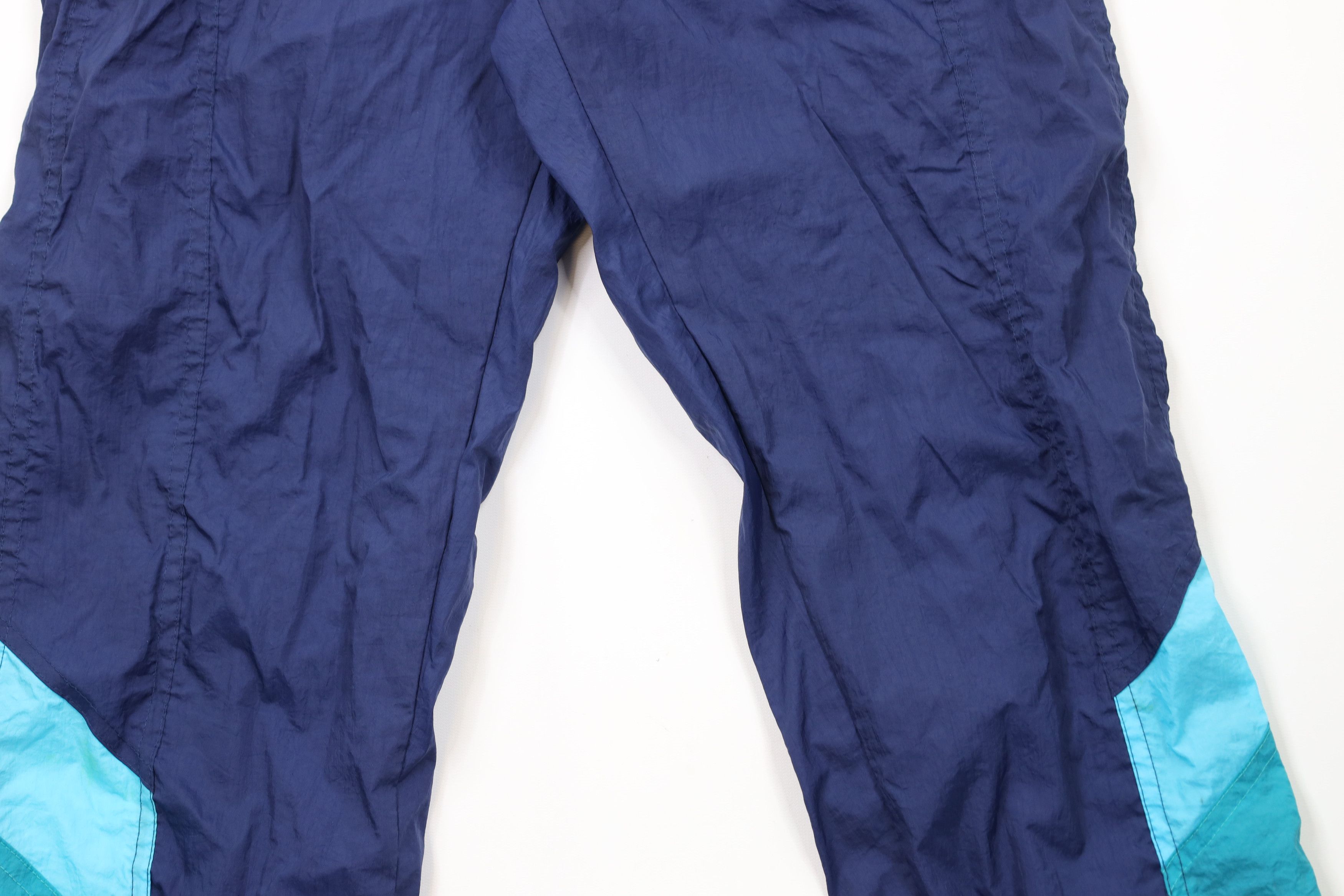 Vintage Vintage 90s Streetwear Block Lined Windbreaker Joggers Pants Size US 34 / EU 50 - 3 Thumbnail
