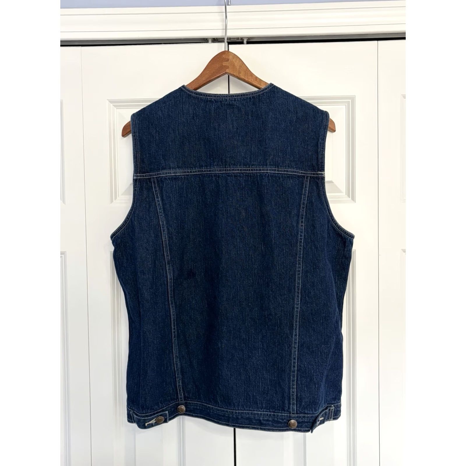 Vintage Vintage St. John'S Bay Denim Vest Womens Large Size Size L / US 10 / IT 46 - 2 Thumbnail