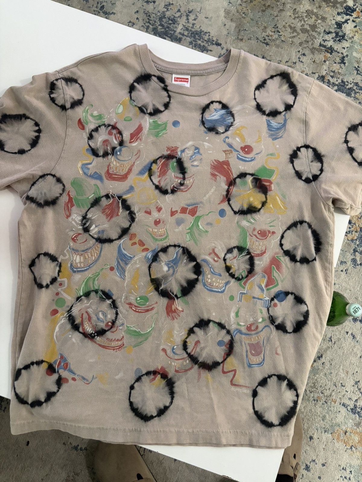 Supreme Supreme Liquid Blue Clowns Tee Size US M / EU 48-50 / 2 - 1 Thumbnail