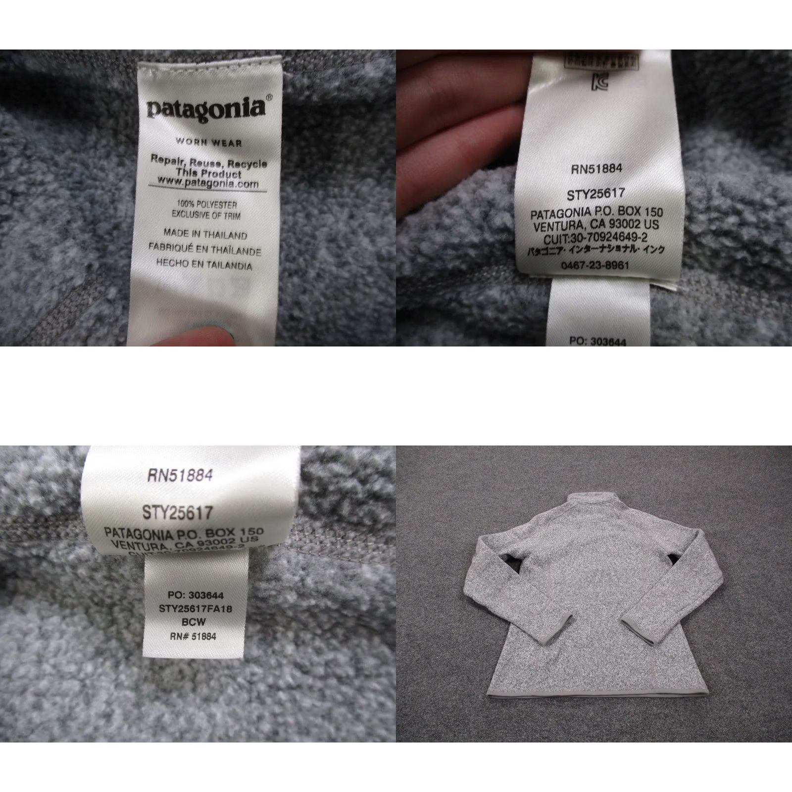 Patagonia Patagonia Better Sweater Jacket Women M Gray Outdoor Windbreaker 1/4 Zip Pockets Lightweight Fleece Size M / US 6-8 / IT 42-44 - 8 Thumbnail