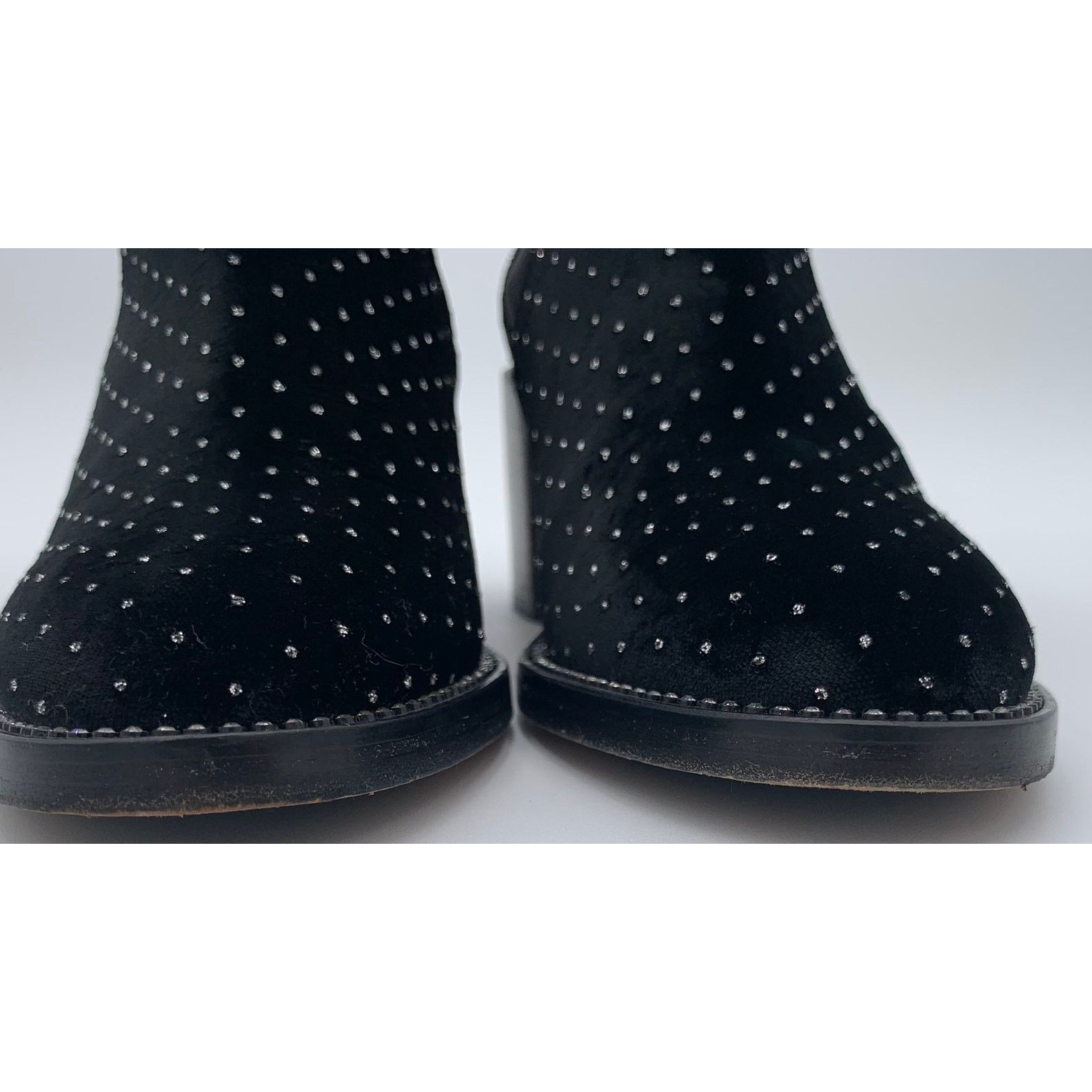 Jimmy Choo Jimmy Choo Merril Ankle Boots Black Crystals EU 37.5 US 7 Size US 7 / IT 37 - 5 Thumbnail