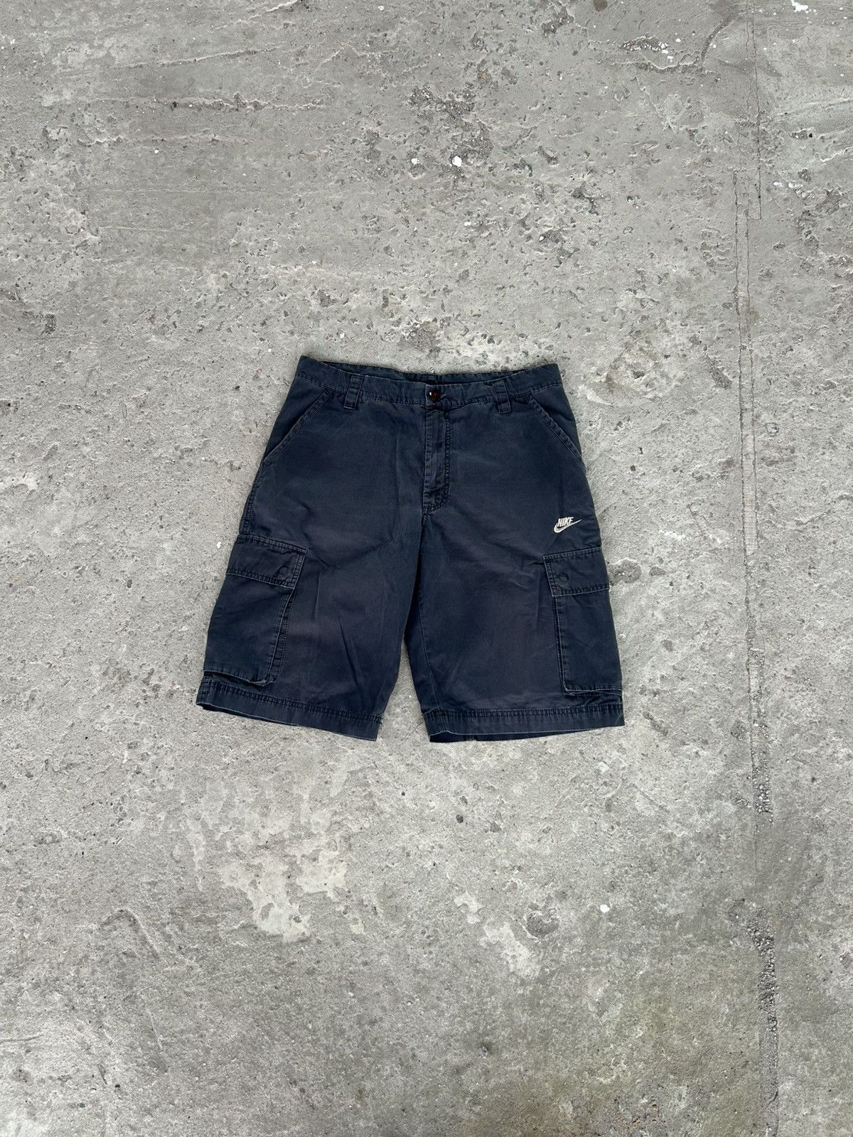 Nike × Vintage Vintage Nike Cargo Shorts Y2K grunge Size US 32 / EU 48 - 1 Thumbnail