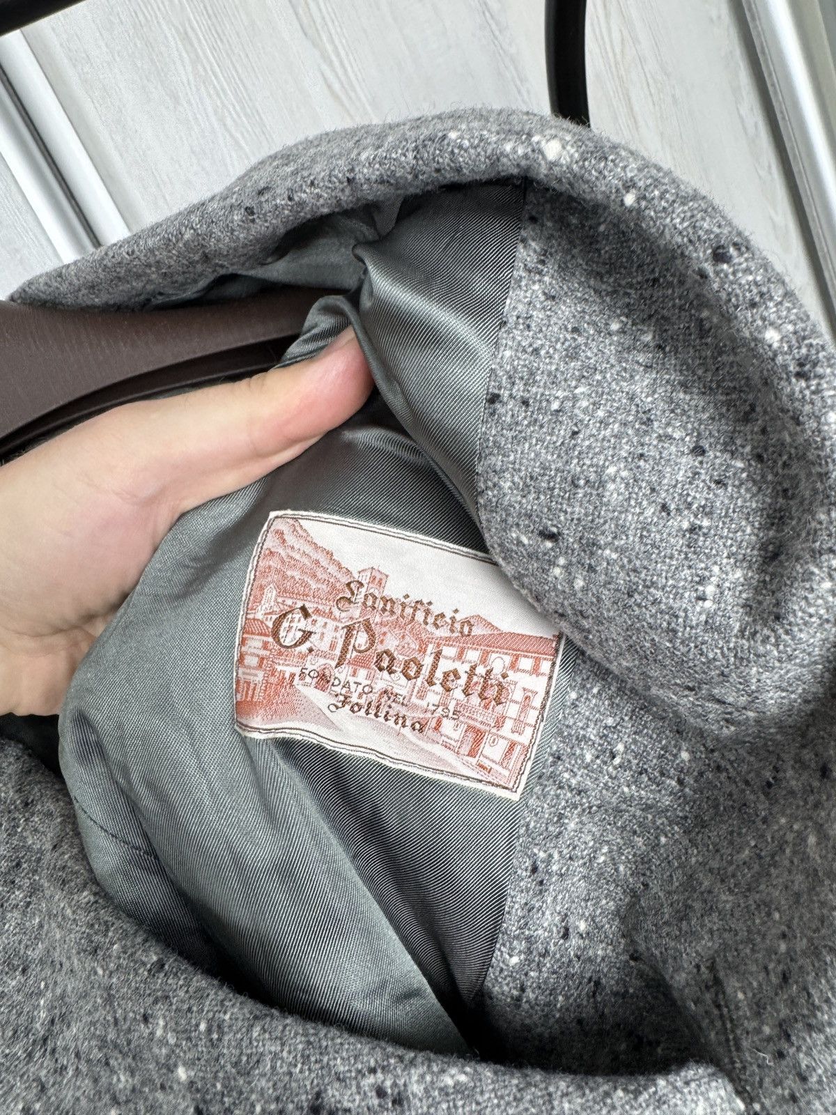 Yves Saint Laurent Yves Saint Laurent x Lanificio Paoletti wool tweed blazer Size 38R - 11 Thumbnail