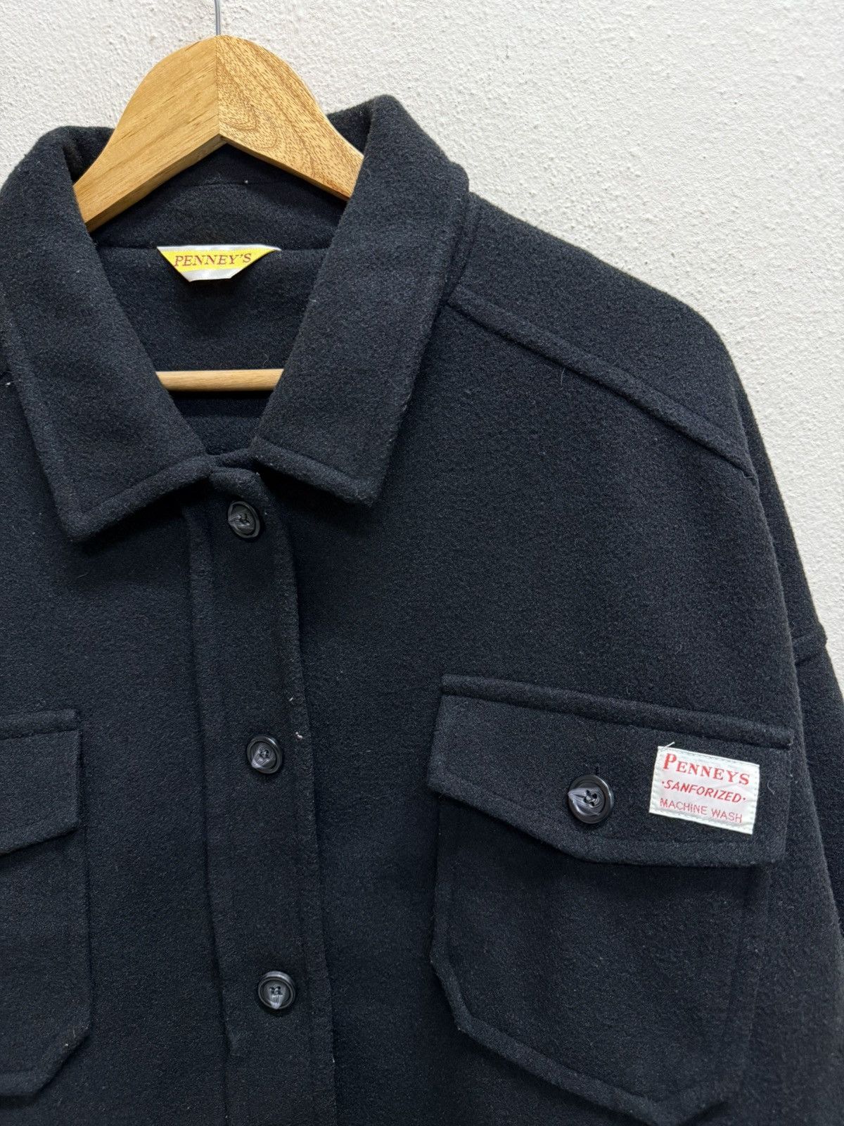 JCPenney Vintage Penney’s Overshirt Button Up Wool Jacket Size US L / EU 52-54 / 3 - 16 Thumbnail