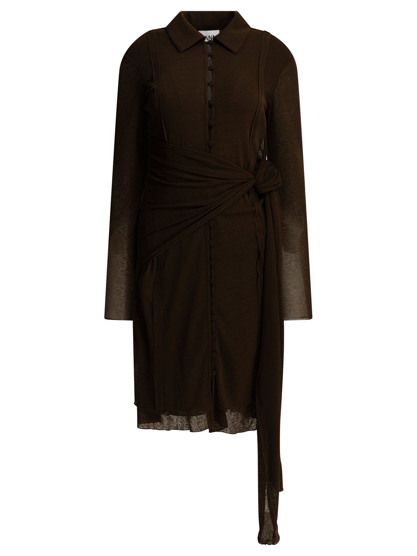Ganni Ganni Short Chemise Dress tag size 38 Women - USA Duties Paid Size S / US 4 / IT 40 - 1 Thumbnail