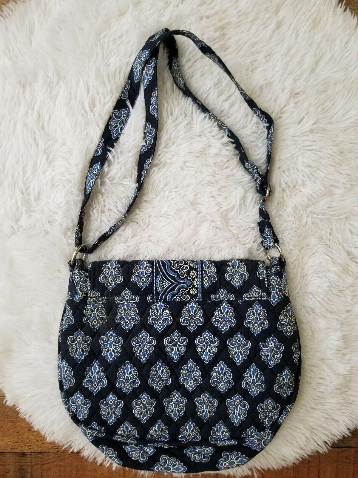 Designer Vera Bradley Bag Blue Please Read Medium Tote Size ONE SIZE - 3 Thumbnail