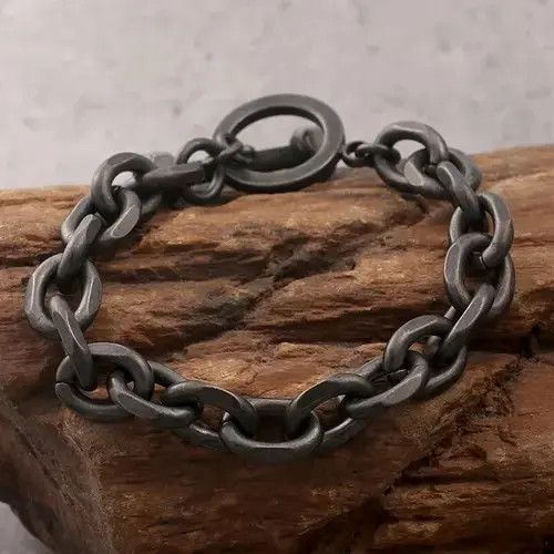 Japanese Brand Black Chain Bracelets Size ONE SIZE - 4 Thumbnail