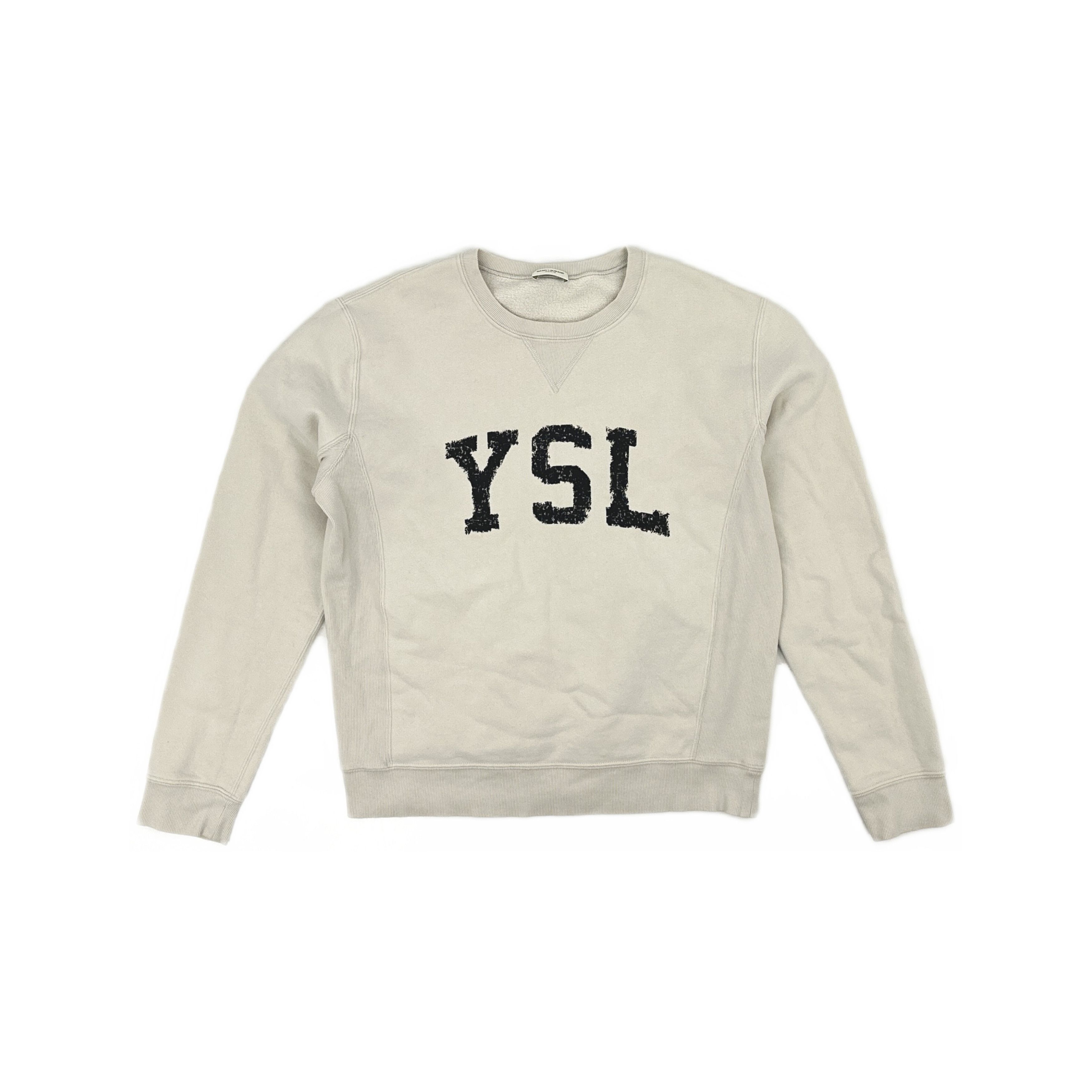 Saint Laurent Paris Saint Laurent YSL Logo Sweatshirt Size M Size US M / EU 48-50 / 2 - 1 Thumbnail